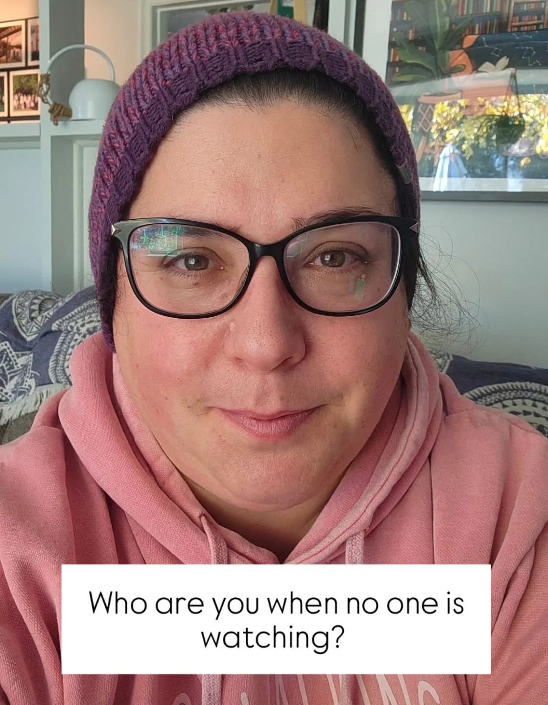 Who are you when no one's watching?

Not performing for your partner, your boss, your friends, social media&mdash;just you.

Here's what I notice: there's often a gap between the version of ourselves we show the world and who we actually are when we'