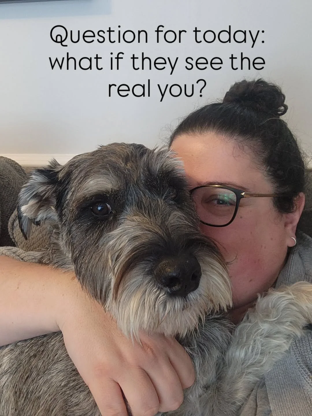 What if they see the real you?

Not the polished version. Not the one who has it all together. The actual you&mdash;messy, uncertain, still figuring it out.

Here's what I've noticed: the real fear isn't that people will reject you.

The fear is that