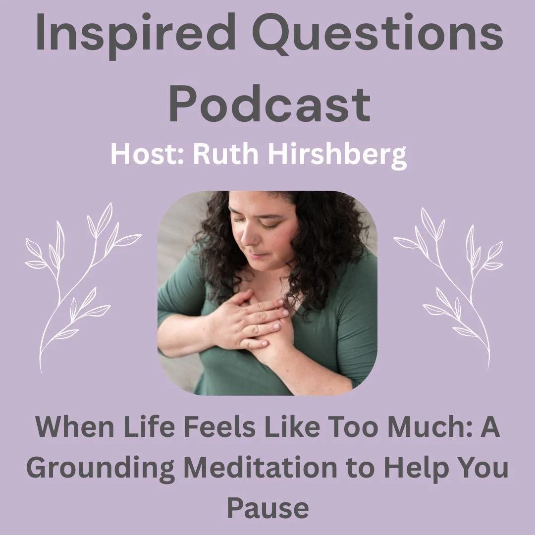 This week has been a lot for me.

I've had big feelings. My nervous system has been working overtime. And every single day I've had to stop and actually use the tools I teach.

Yesterday that looked like going back to meditations that have helped me 