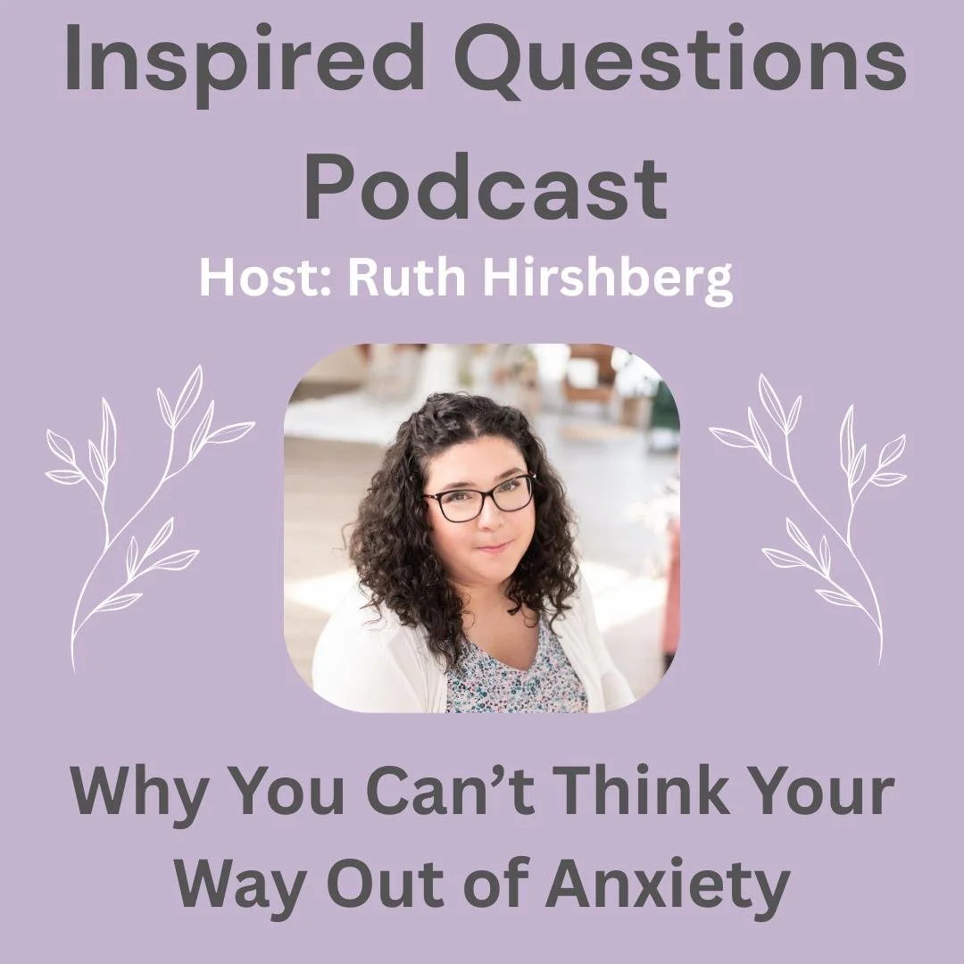 New episode of Inspired Questions is live.

Have you ever been in the middle of anxiety or overwhelm, knowing exactly what you should do to feel better...and still not been able to make yourself do it?

That's what this episode is about. Why that gap