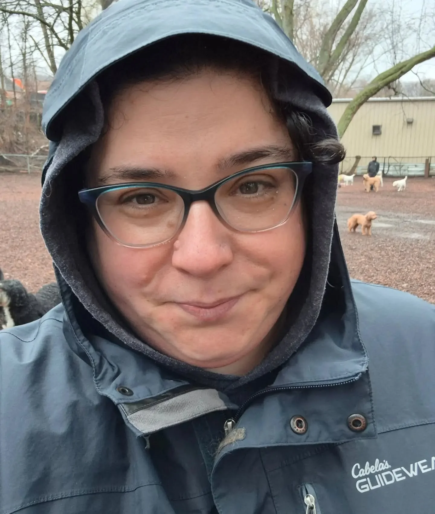 This morning I stood in a downpour with a pack of dogs and had a moment.

Half of them were absolutely miserable. Huddled, soggy, deeply offended by the weather. The other half were completely overjoyed. Soaked to the bone and still having the time o