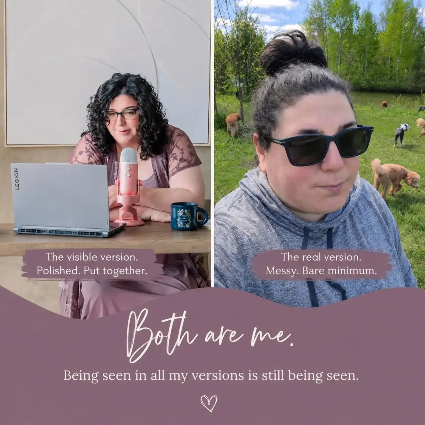 Visibility has been on my mind a lot lately.

This week I'm releasing my first video podcast episode, going to the @highvibe.women business retreat, and showing up here too.

And I realised something.

I think we often picture being seen as these big
