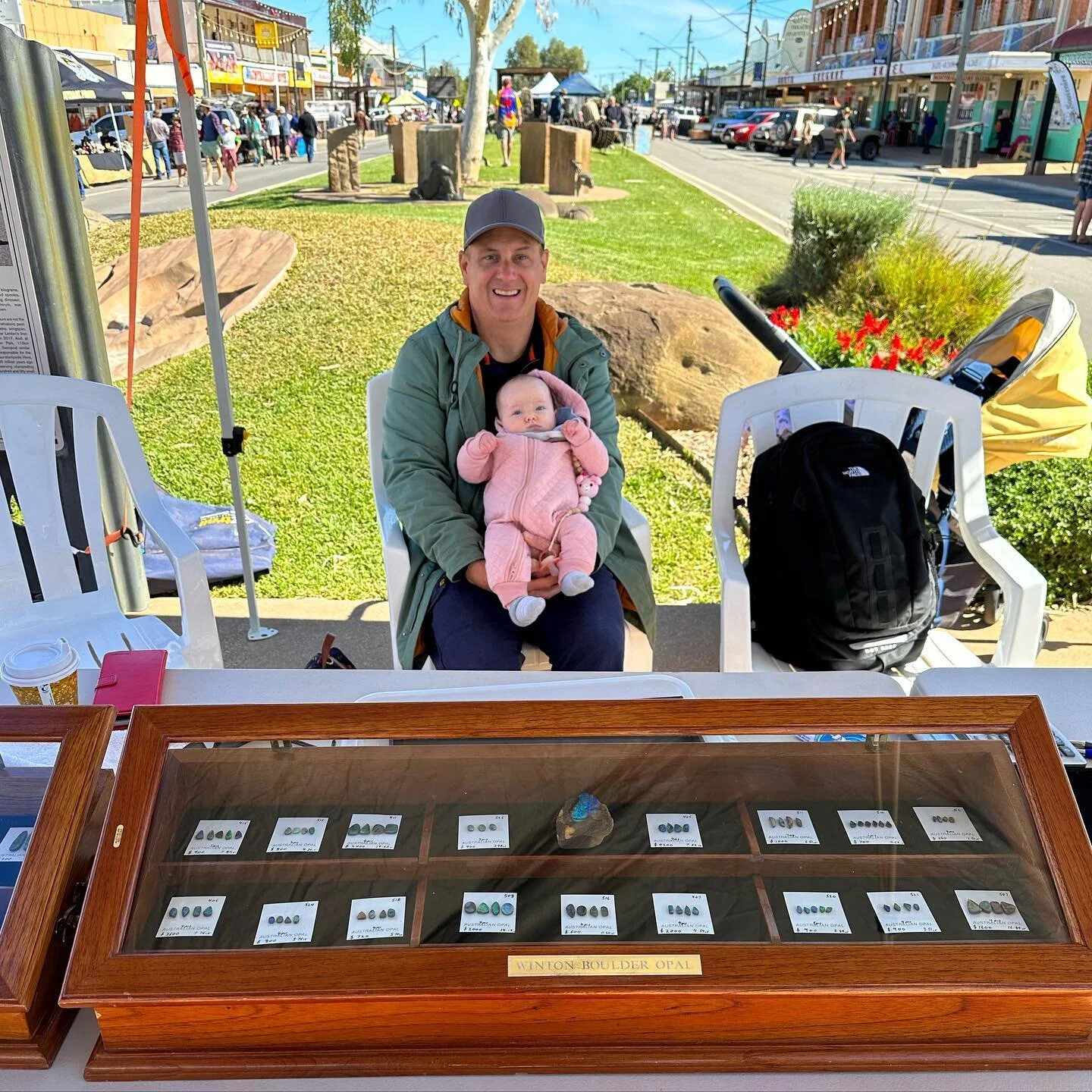 A lot has been happening on the Rafferty Opals front! We&rsquo;re back from a great trip out to the Winton trade show - such a pleasure to catch up with great friends and colleagues in the industry. Here&rsquo;s our new mini manager manning the Raffe