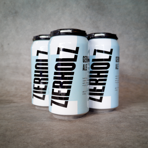 A four pack of Zierholz German Ale beers
