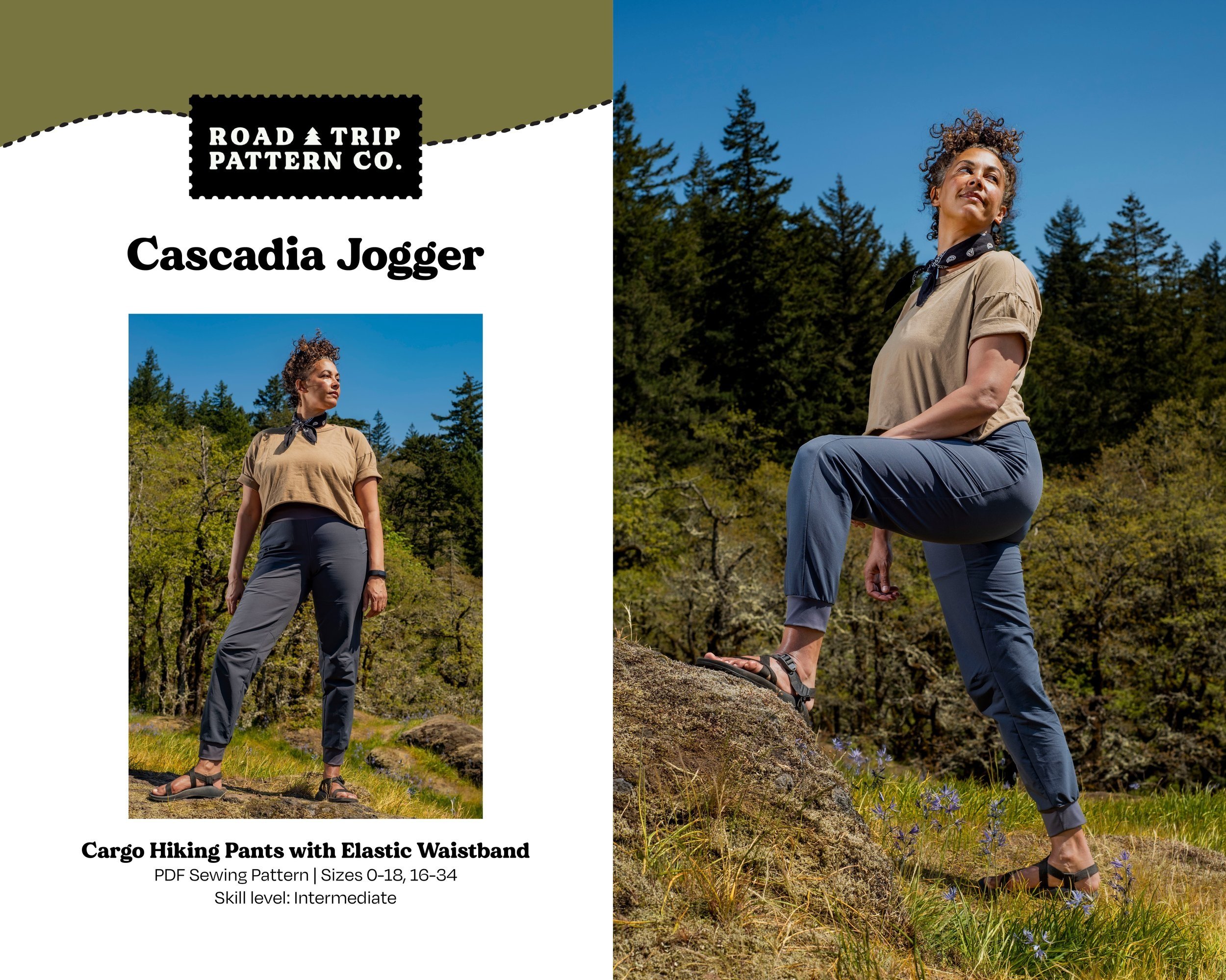 Cascadia Jogger - PDF Sewing Pattern