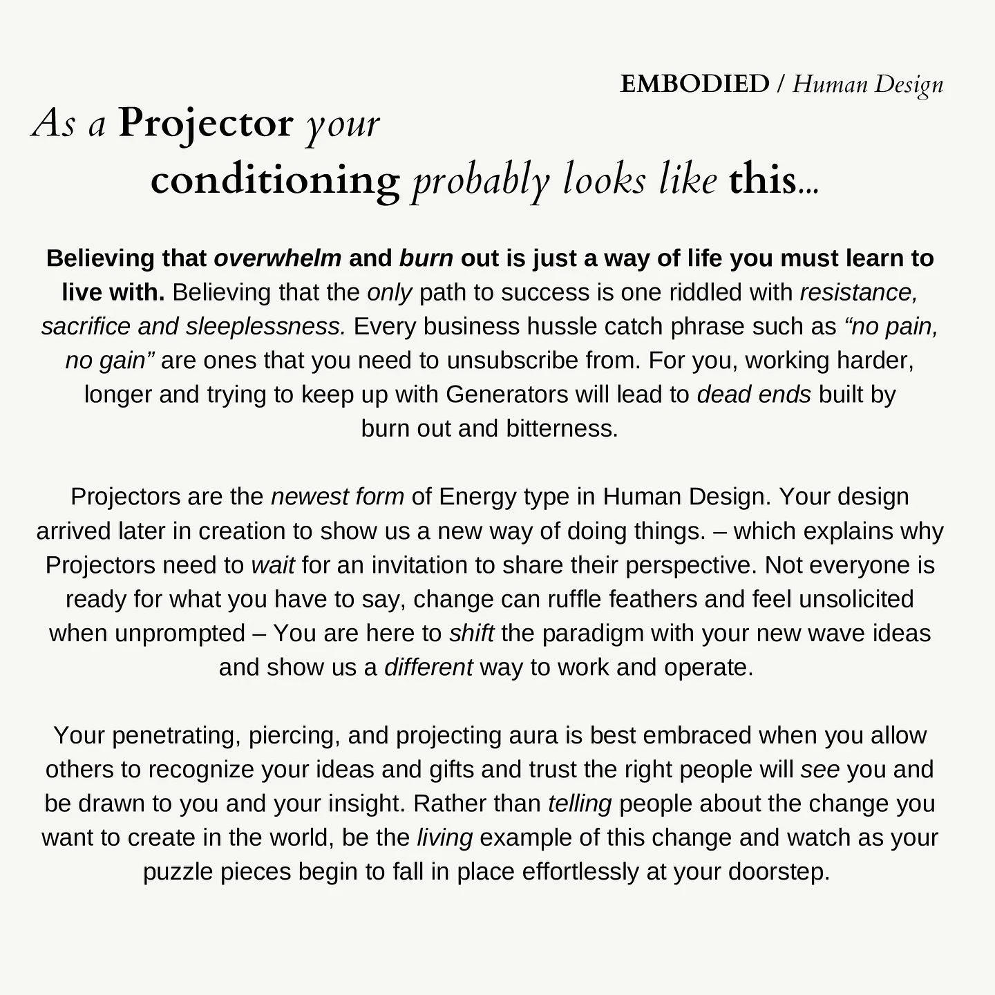 Choose your fighter 😅
Each design is subject to its own conditioning. It’s important to know what these subconscious patterns are. 
#humandesign #humandesignprojector #humandesignmanifestor #humandesigngenerator #humandesignmanifestinggenera