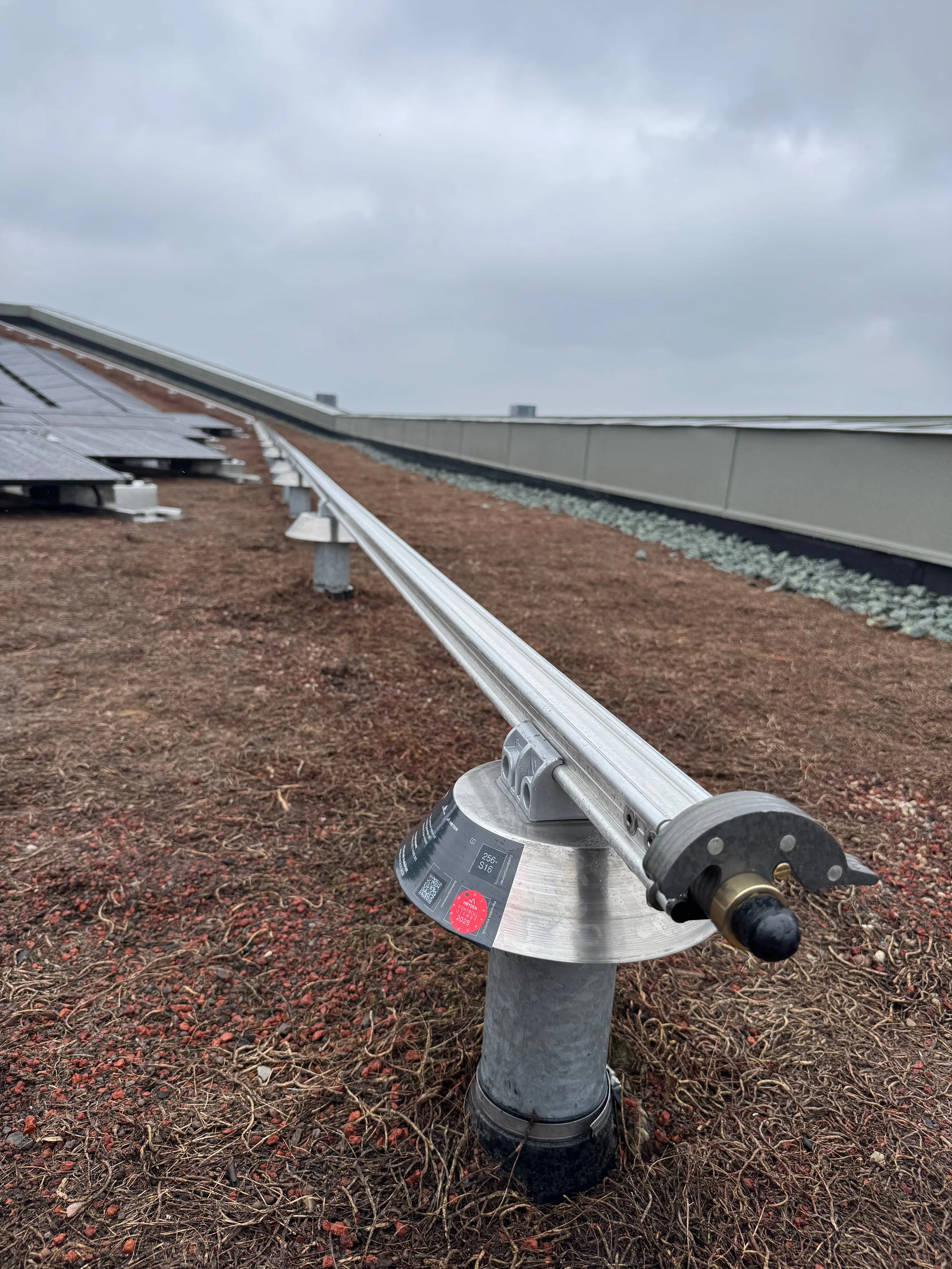 Høyden rail on top of Olivin, Stockholm