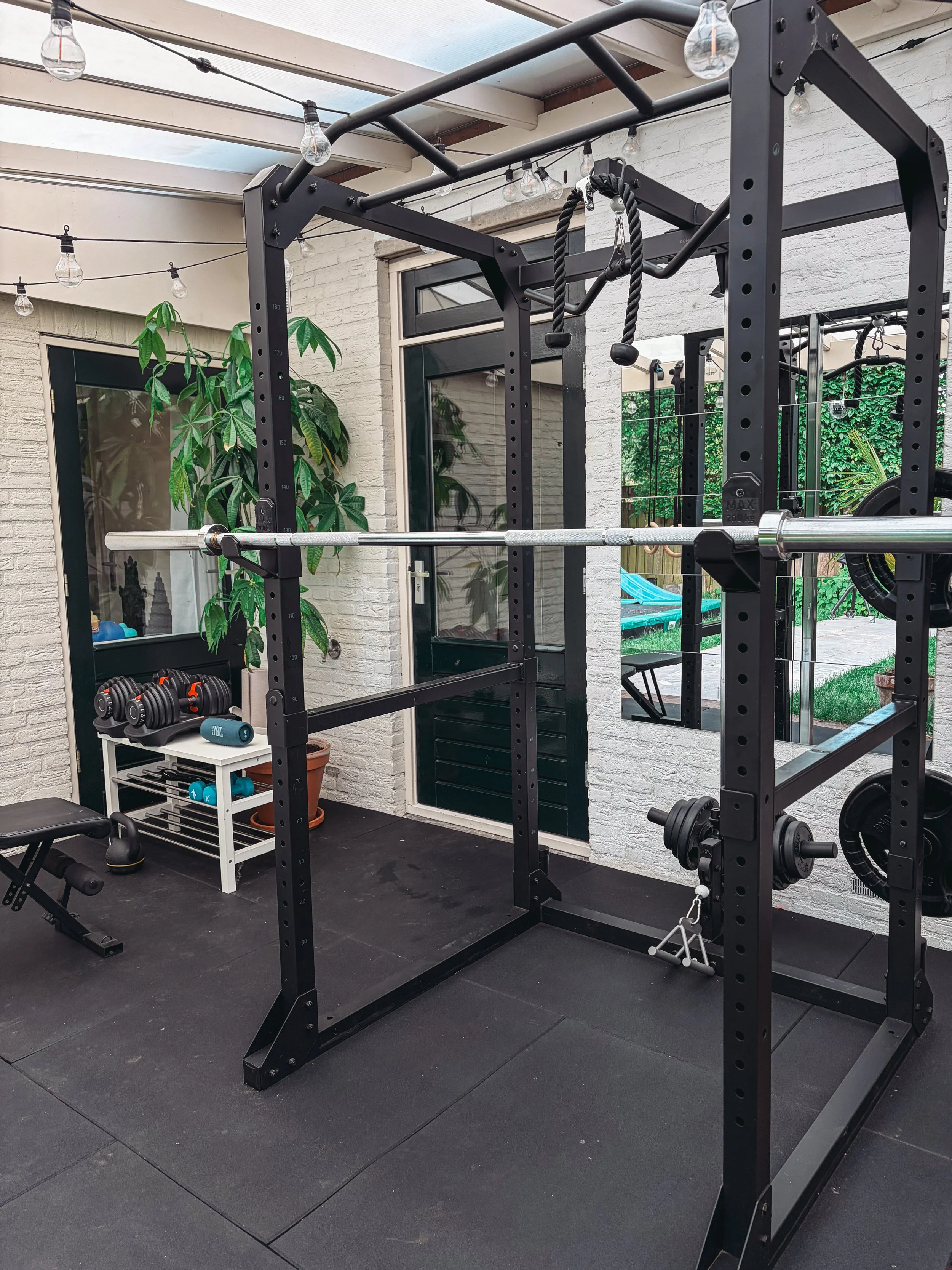 Decathlon Corength Power Rack 900 review homegym squat rack