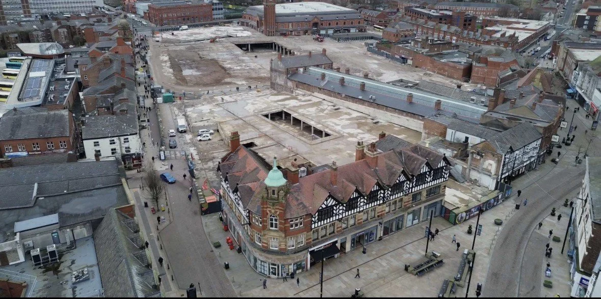 The Galleries Demolition Wigan