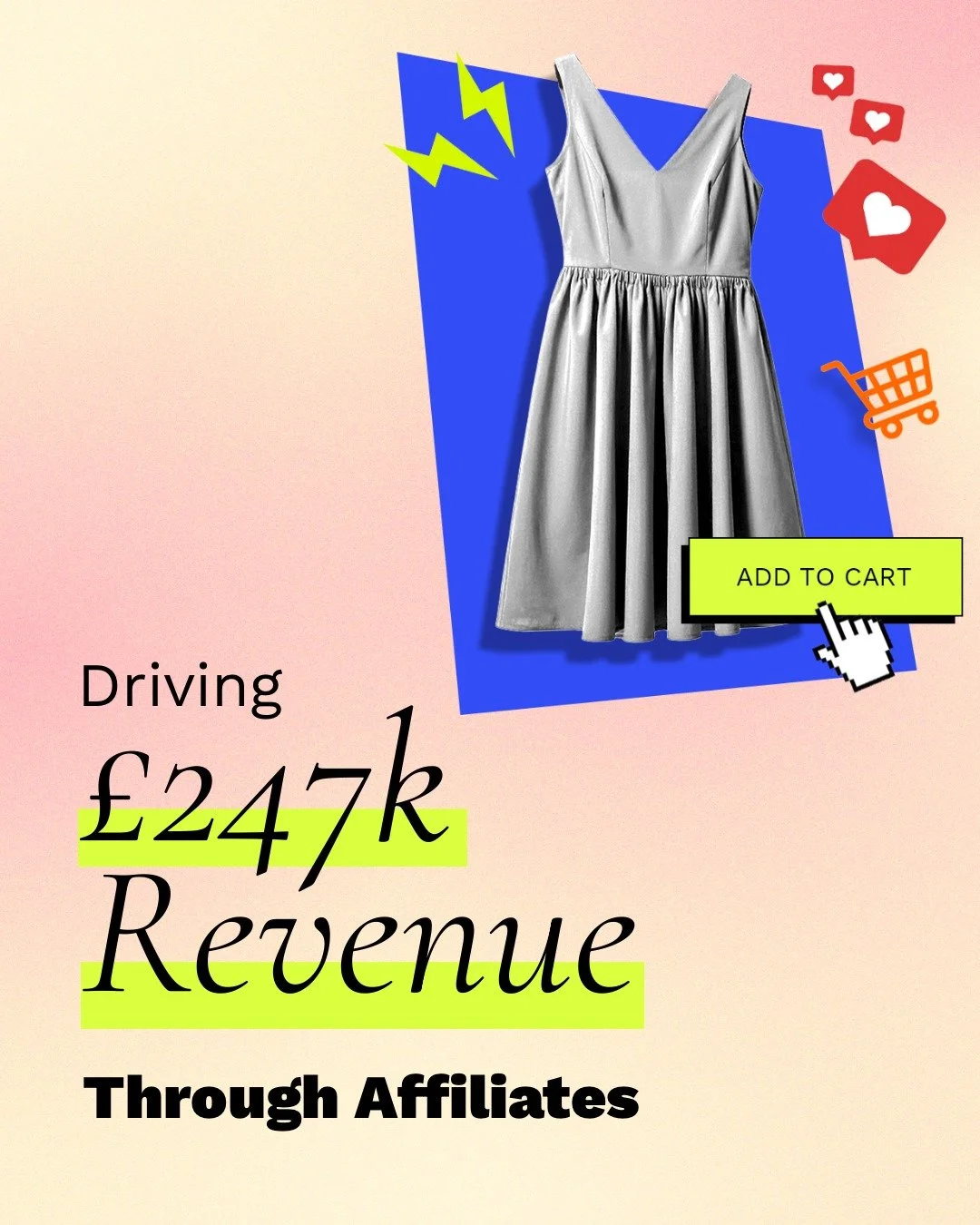 Affiliate strategy that converts♾️
&pound;247,000 in attributed revenue, and counting📈
Let us build you a partnership programme that actually delivers🤩

#ecomagency #affiliatemarketing