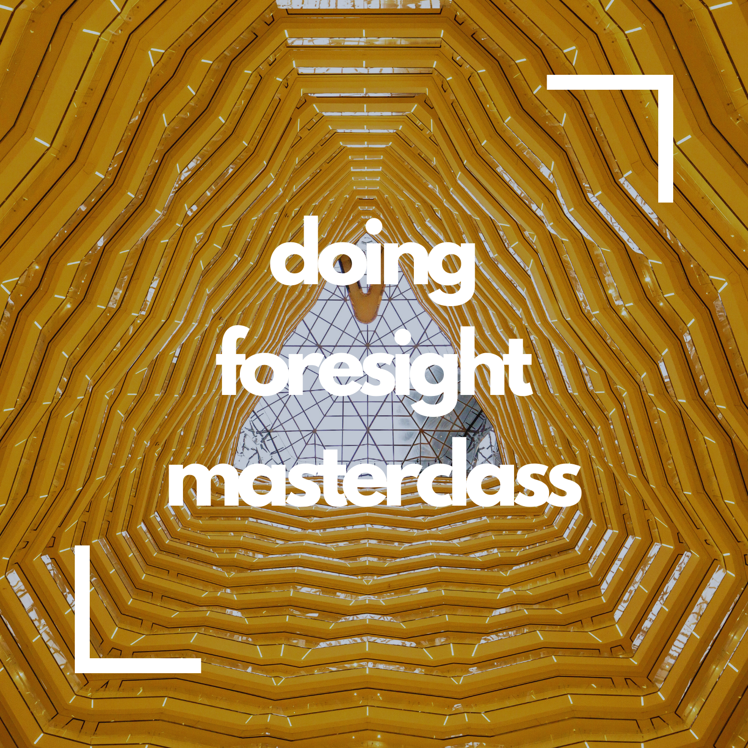 Masterclass: Doing Foresight (ANTICIPATE)