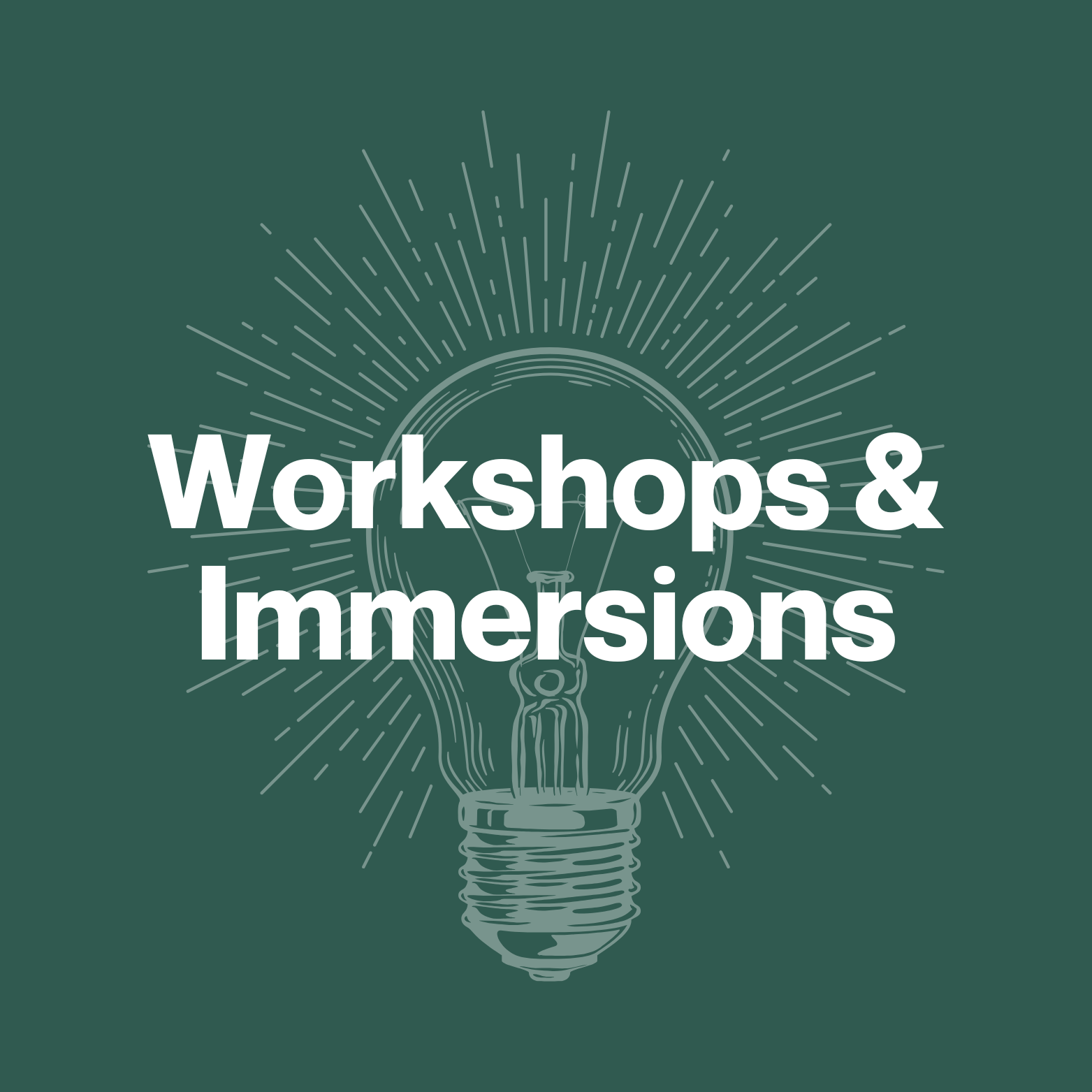 Workshops & Immersions