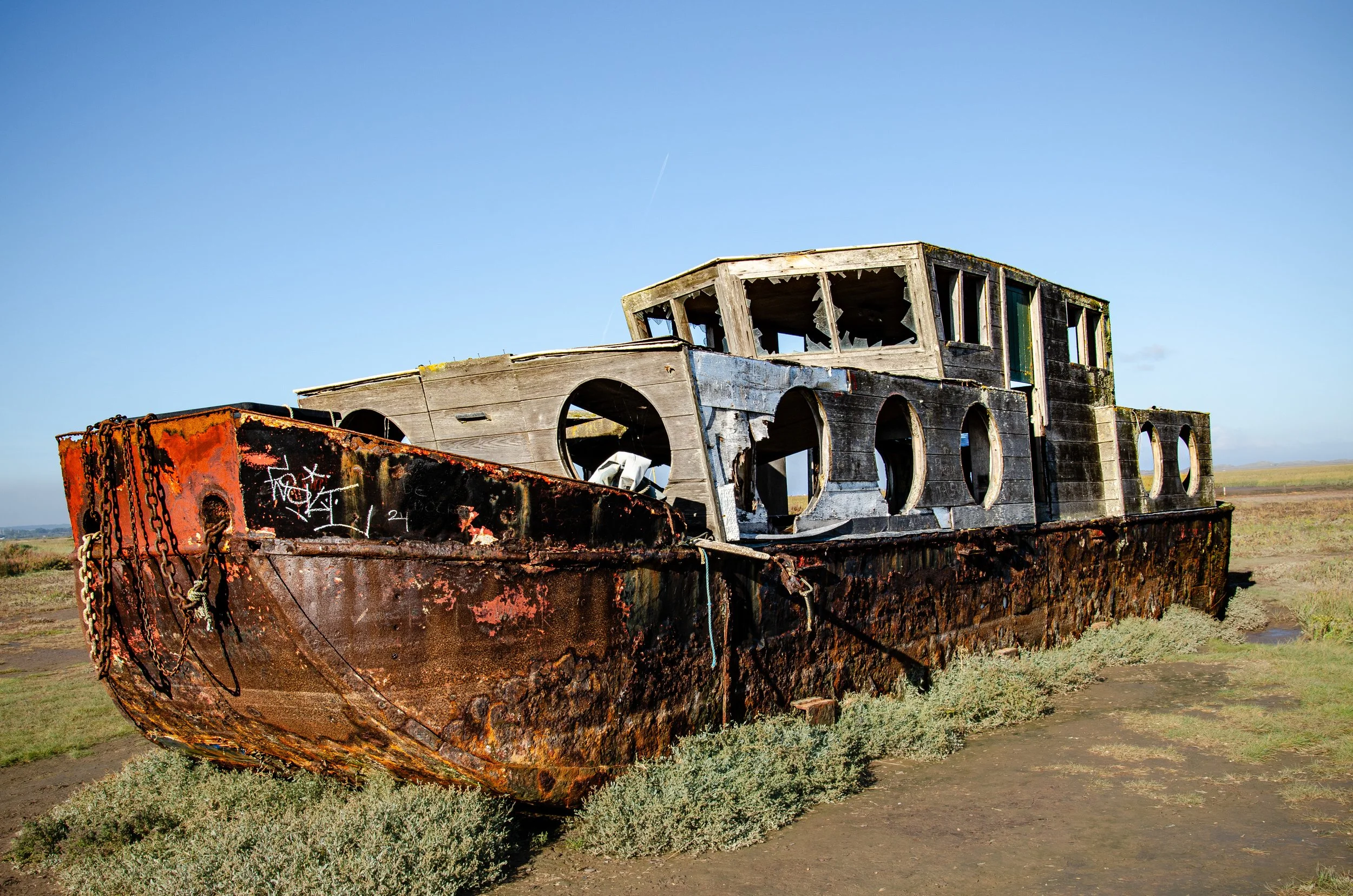 Boat at Brancaster Staithe