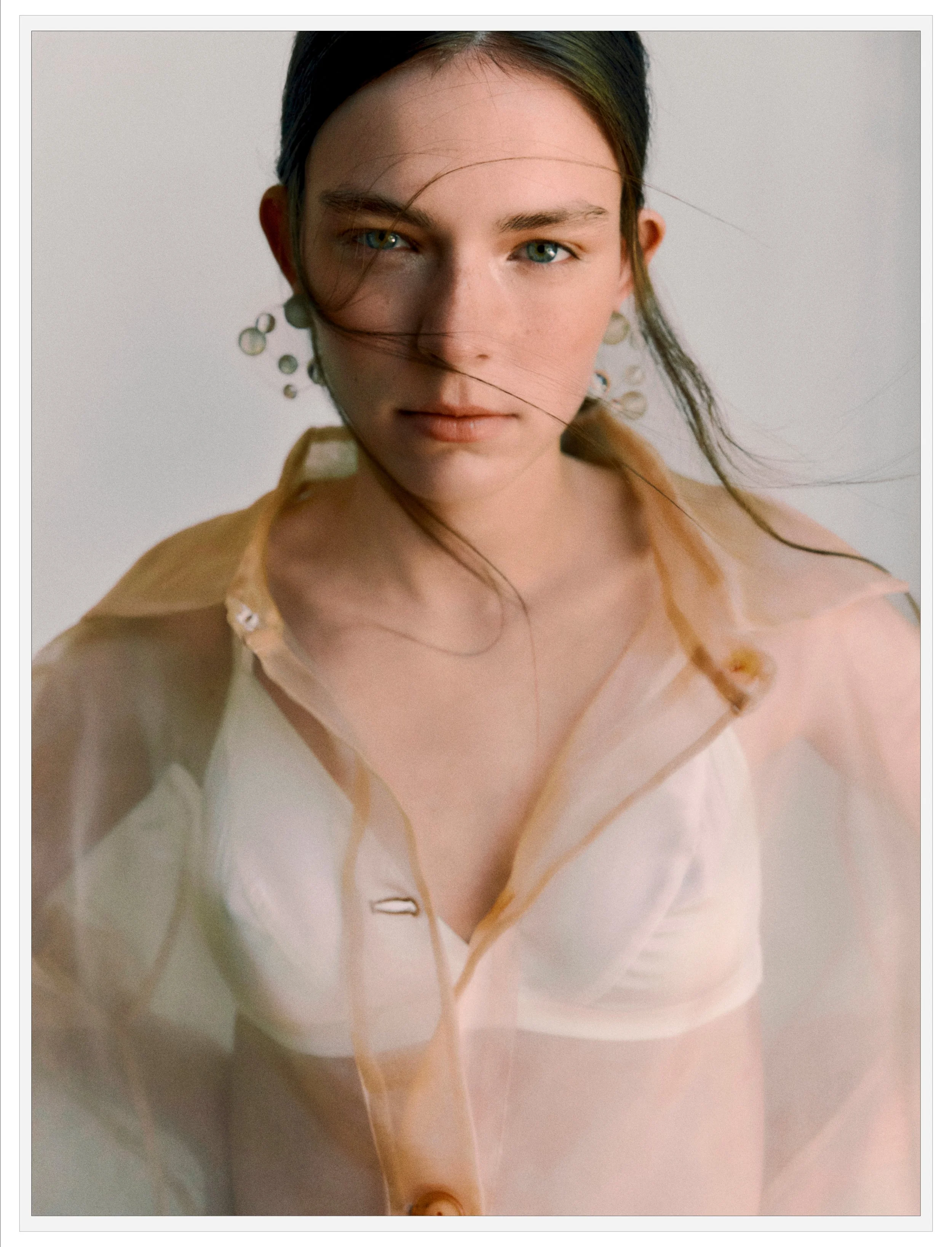 "Air Between Threads" / Photography: Jess Segal | Styling: Heloise Chauveheid | Creative Direction: Charlotte Carter | Make Up & Hair: Tom Fraser | Stylist Assistant: Mailys Pereira | Model: Nathalie O @ Milk Management