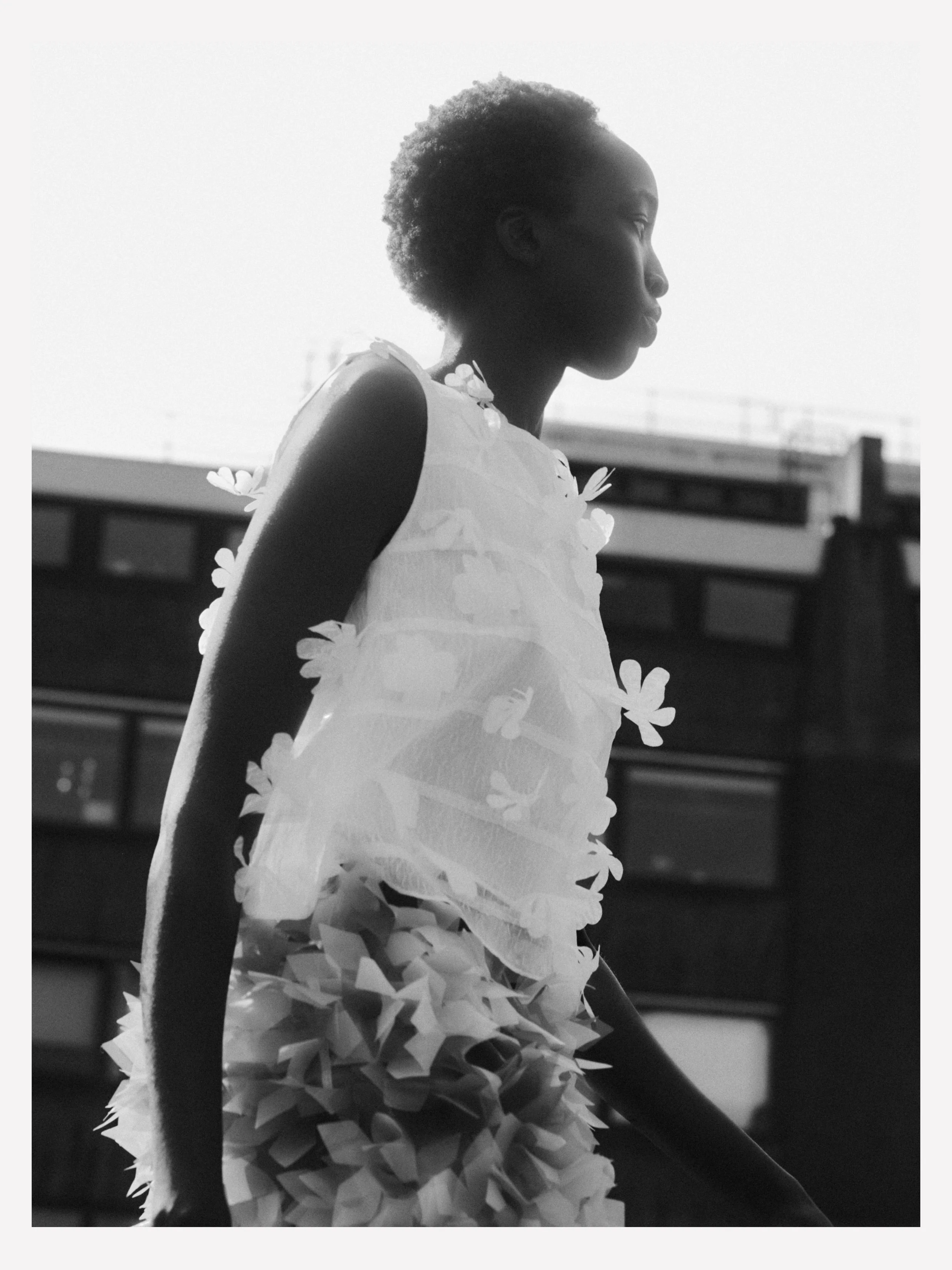 Creative Direction: Susan Fang | Photography: Jess Segal | Styling: Victoire Simonney | Casting: Emilie Astrom | Make Up: Erin Green | Hair: Anna Cofone | Set: Liang @ XL Architects | PR: Purple PR | Location: The Barbican Centre, London