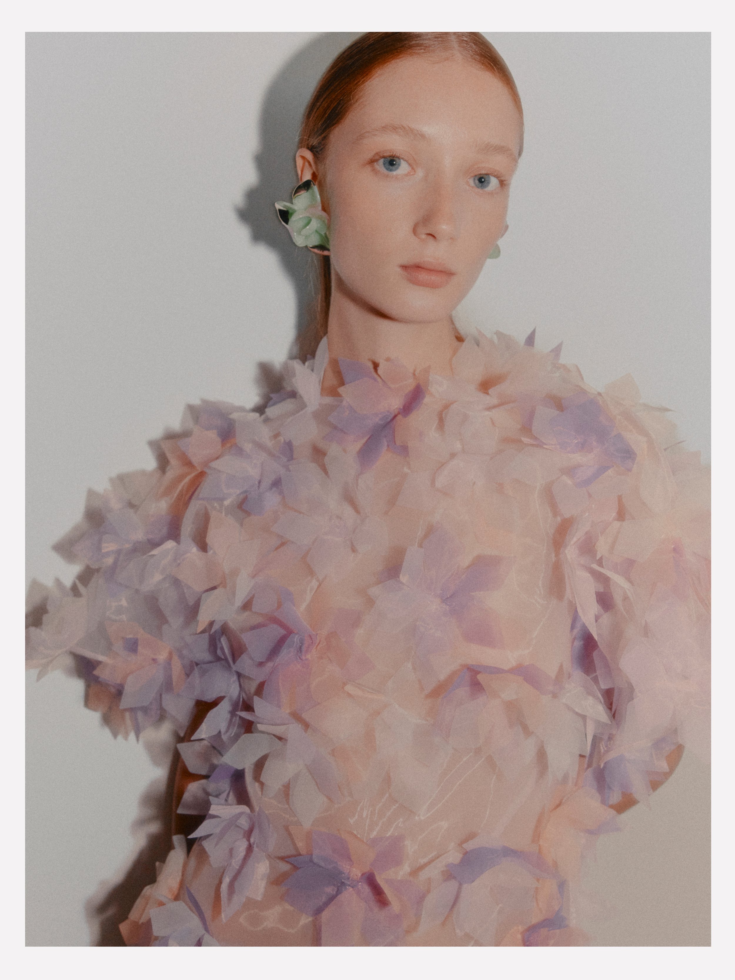 Creative Direction: Susan Fang | Photography: Jess Segal | Styling: Victoire Simonney | Casting: Emilie Astrom | Make Up: Erin Green | Hair: Anna Cofone | Set: Liang @ XL Architects | PR: Purple PR | Location: The Barbican Centre, London