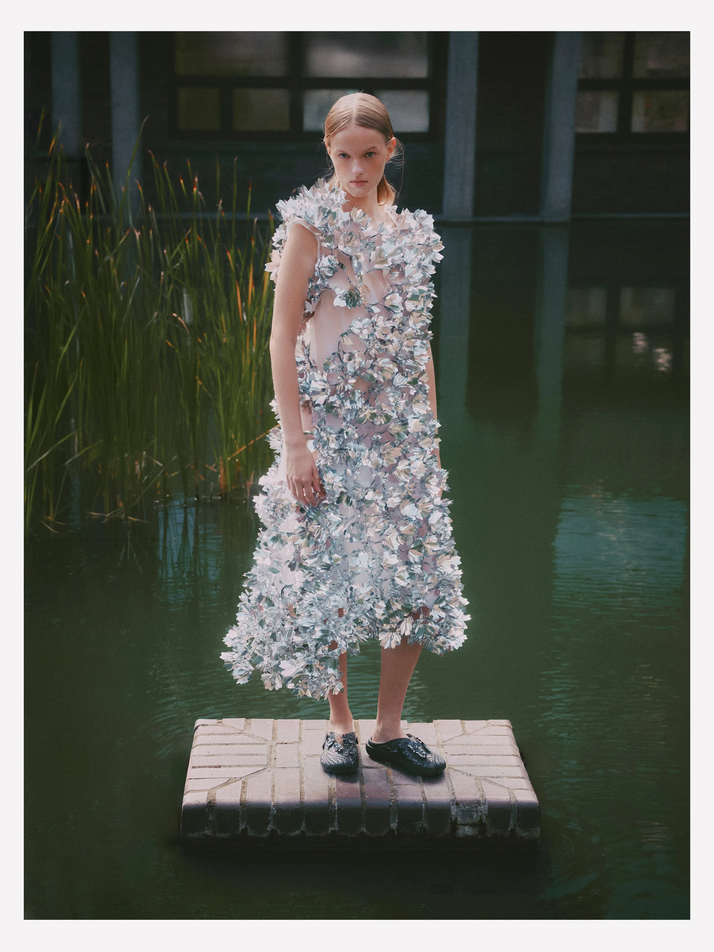 Creative Direction: Susan Fang | Photography: Jess Segal | Styling: Victoire Simonney | Casting: Emilie Astrom | Make Up: Erin Green | Hair: Anna Cofone | Set: Liang @ XL Architects | PR: Purple PR | Location: The Barbican Centre, London