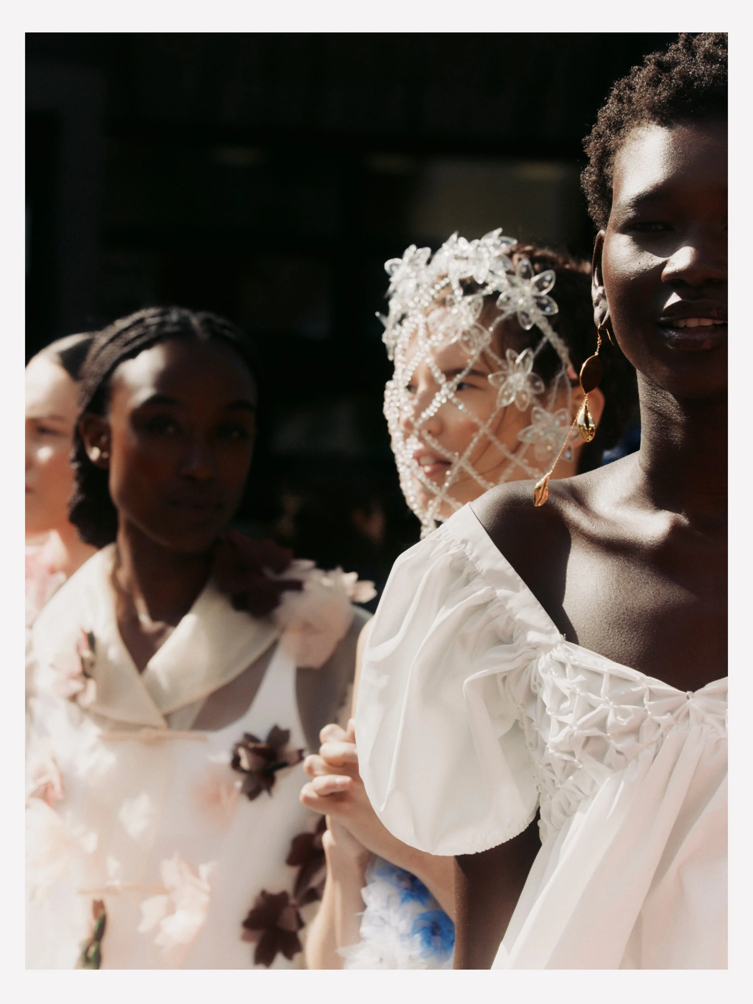 Creative Direction: Susan Fang | Photography: Jess Segal | Styling: Victoire Simonney | Casting: Emilie Astrom | Make Up: Erin Green | Hair: Anna Cofone | Set: Liang @ XL Architects | PR: Purple PR | Location: The Barbican Centre, London