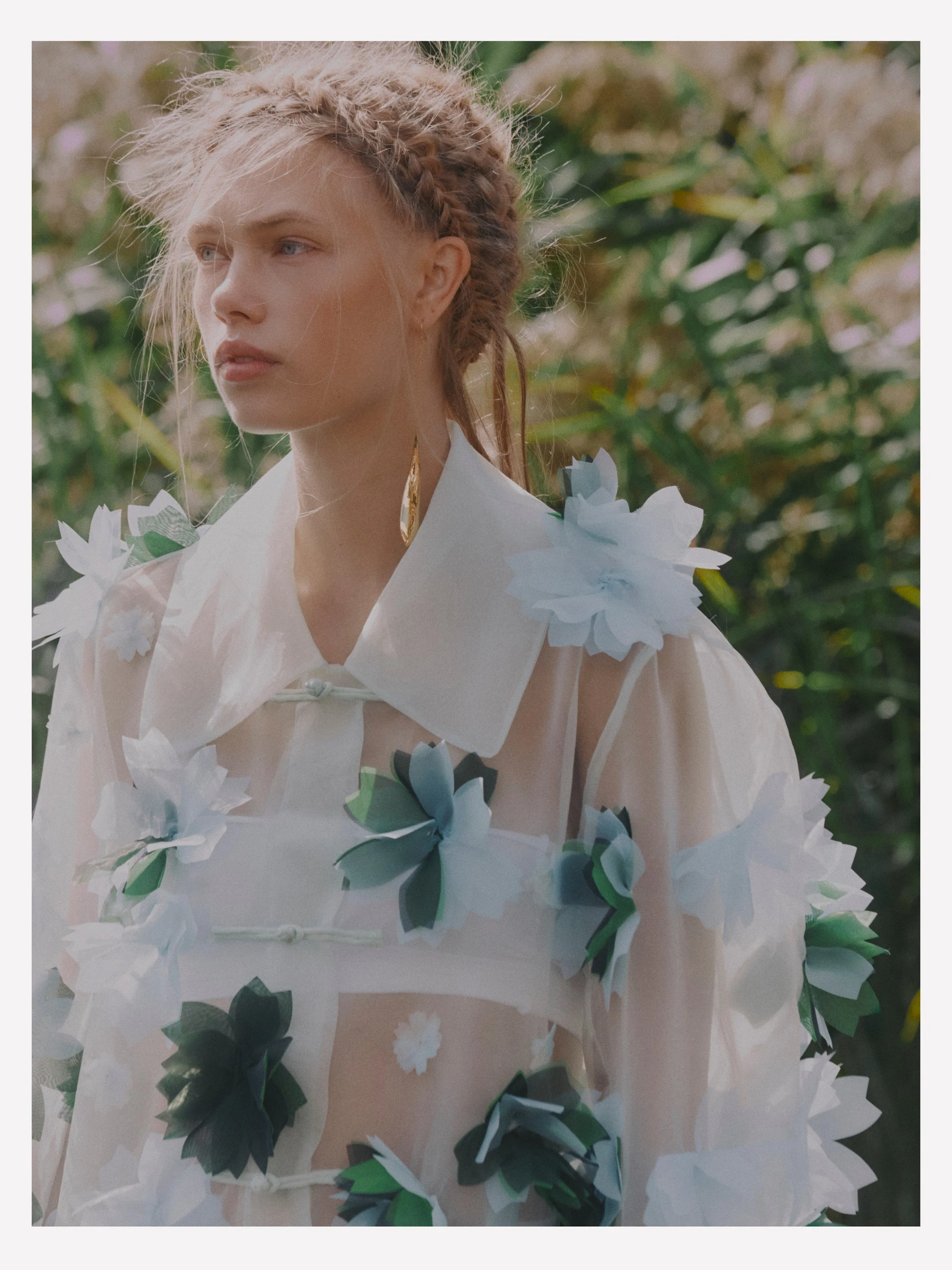 Creative Direction: Susan Fang | Photography: Jess Segal | Styling: Victoire Simonney | Casting: Emilie Astrom | Make Up: Erin Green | Hair: Anna Cofone | Set: Liang @ XL Architects | PR: Purple PR | Location: The Barbican Centre, London