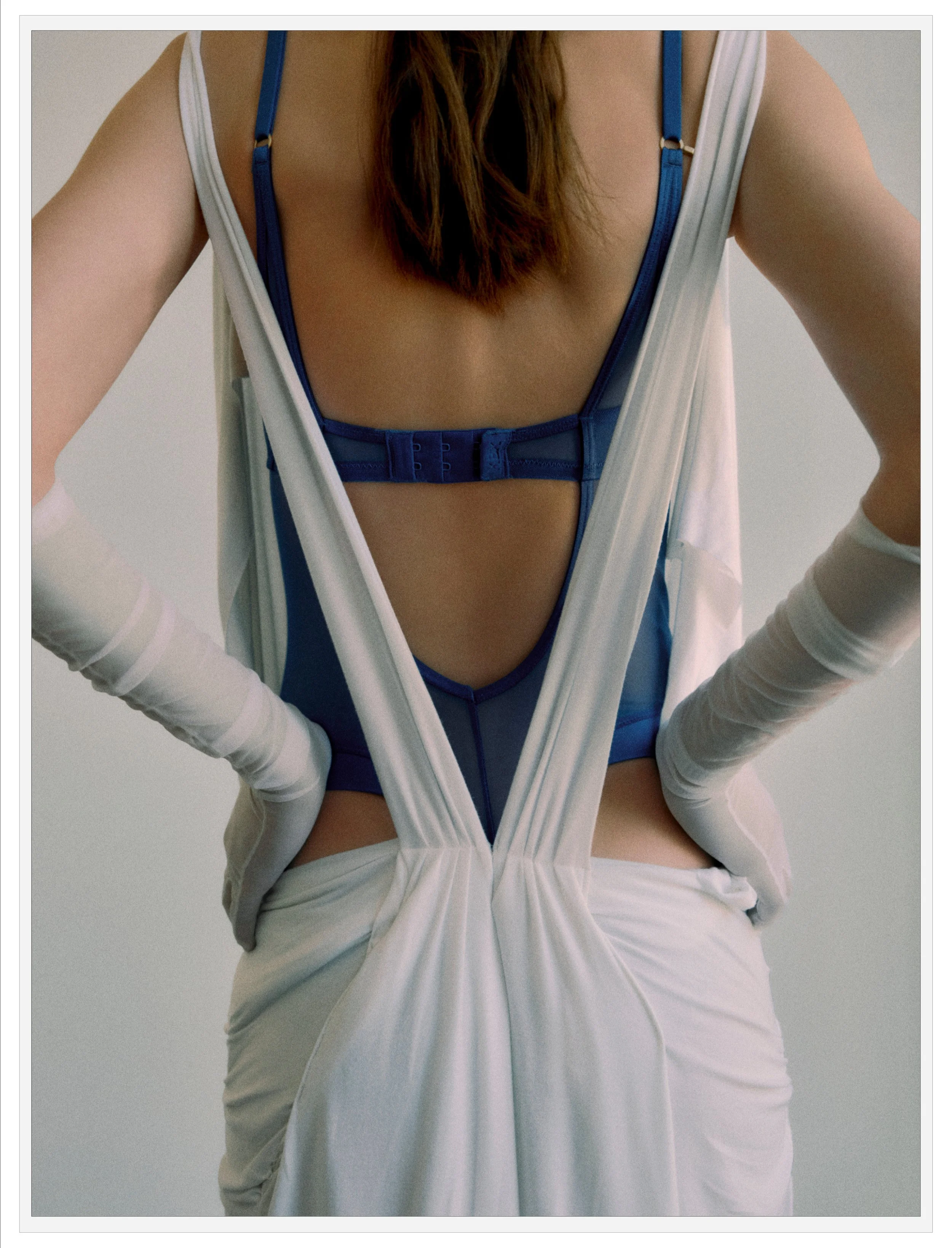 "Air Between Threads" / Photography: Jess Segal | Styling: Heloise Chauveheid | Creative Direction: Charlotte Carter | Make Up & Hair: Tom Fraser | Stylist Assistant: Mailys Pereira | Model: Nathalie O @ Milk Management