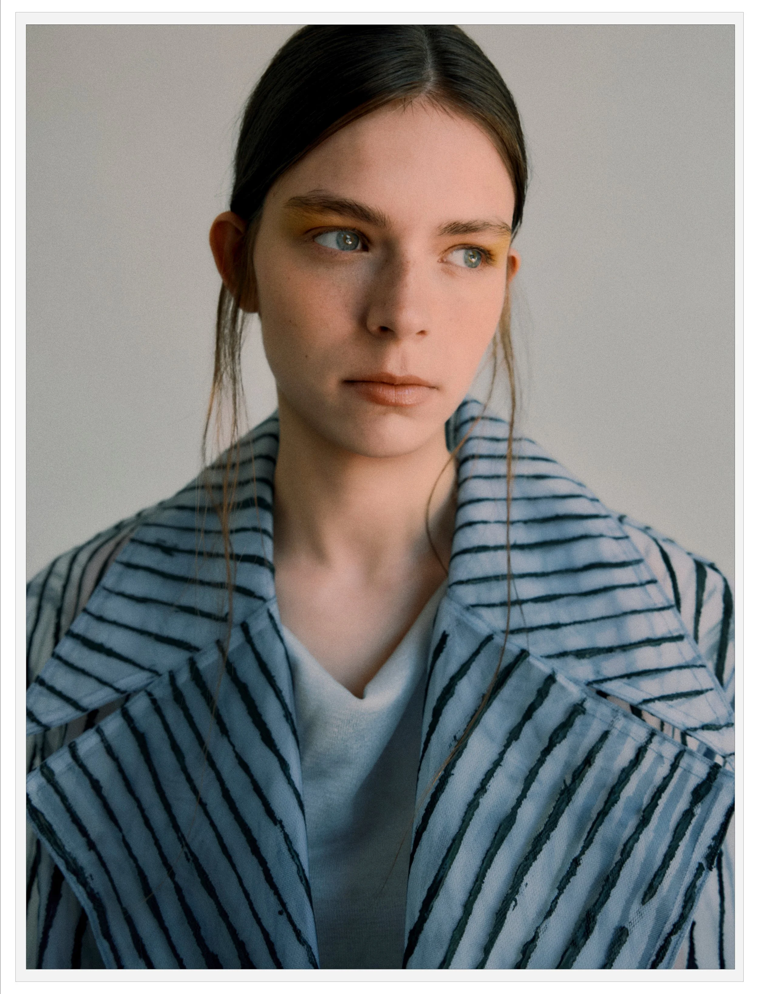 "Air Between Threads" / Photography: Jess Segal | Styling: Heloise Chauveheid | Creative Direction: Charlotte Carter | Make Up & Hair: Tom Fraser | Stylist Assistant: Mailys Pereira | Model: Nathalie O @ Milk Management