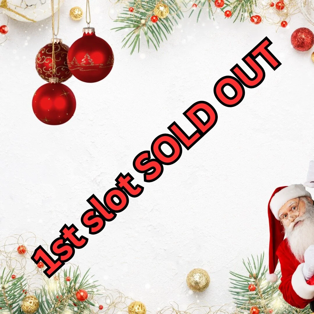 Wow!! You guys were quick this morning 🏃&zwj;♀️🏃

Still plenty of tickets left for our other slots, get in early to grab your Christmas bargains!

🎅🧑&zwj;🎄🎄⭐️