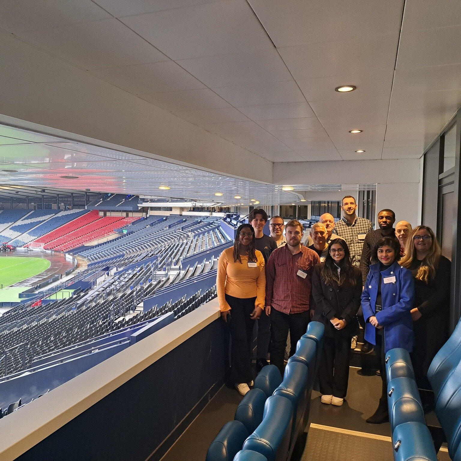 On Thursday, Richie, Alex &amp; Rhona met with our team from JPMorgan &amp; Chase &quot;Force For Good&quot; team to kick start our new project.

We had a lovely time at Hampden and can't wait to get started on our project!