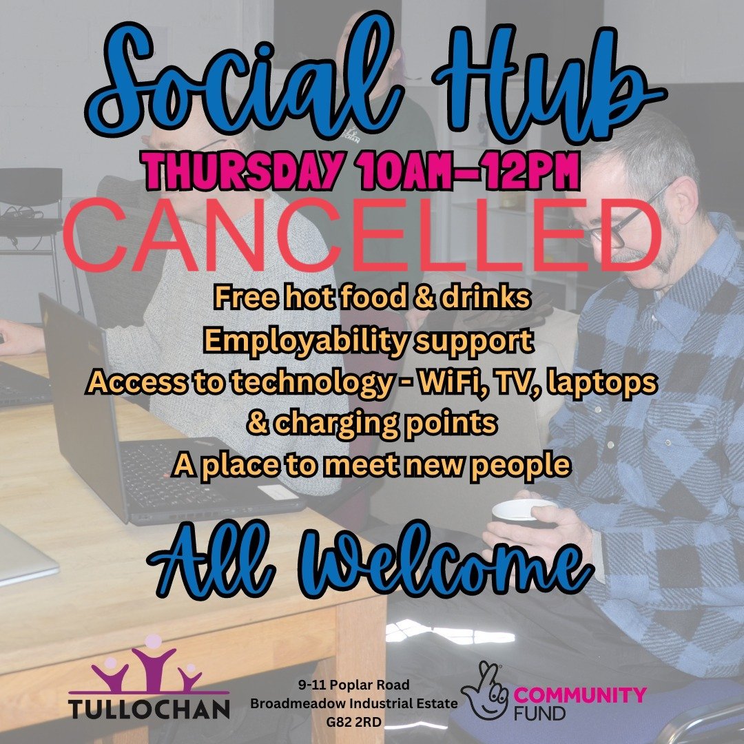 Gentle reminder that our Social Hub is still off this week.

We'll return next week and look forward to seeing you all there.