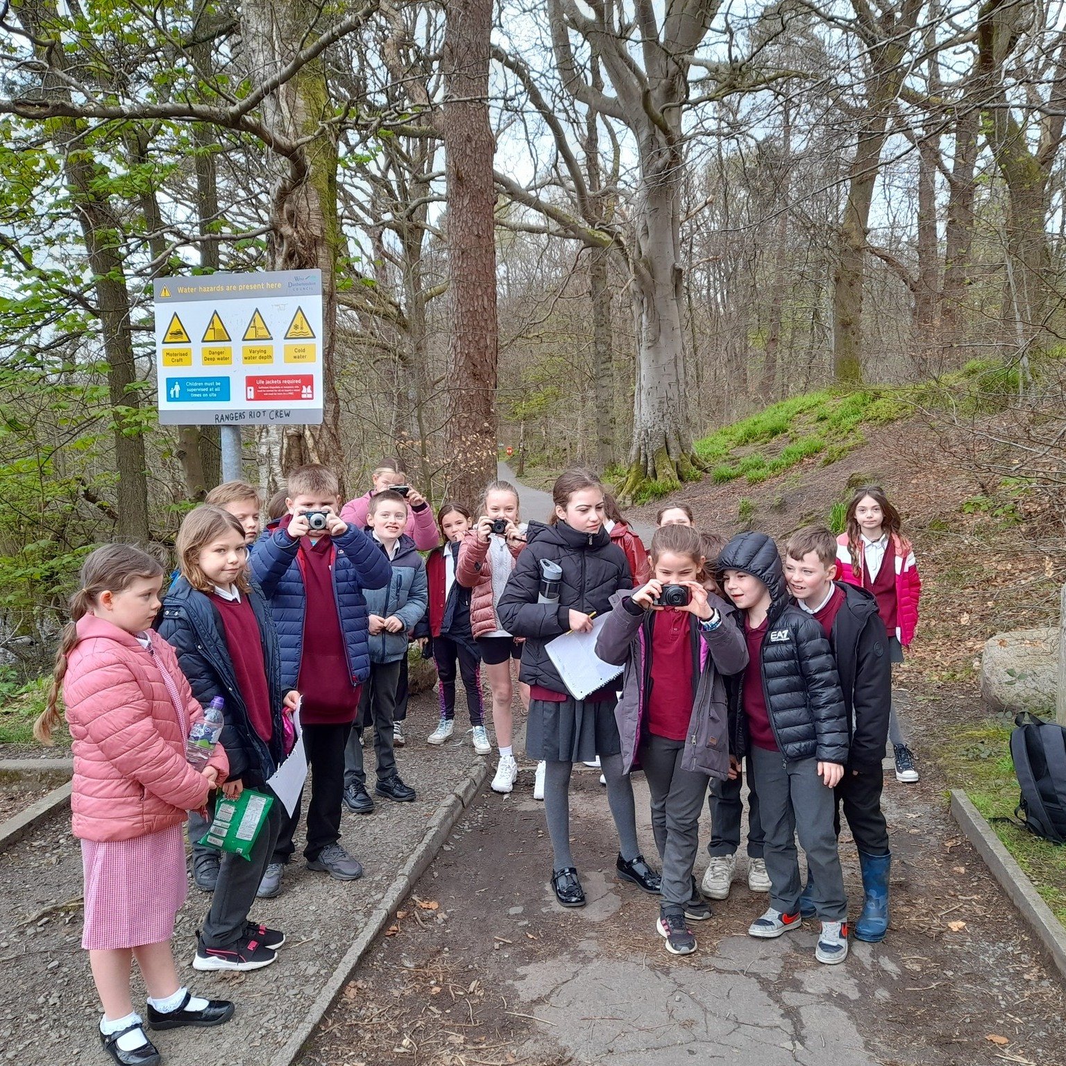 The pupils of Levenvale PS tested out their photography skills at Balloch Country Park this week as part of their Friendship and Communication programme with Tullochan. 

Alison, Youth Development Worker said: &quot;They all worked really hard and to