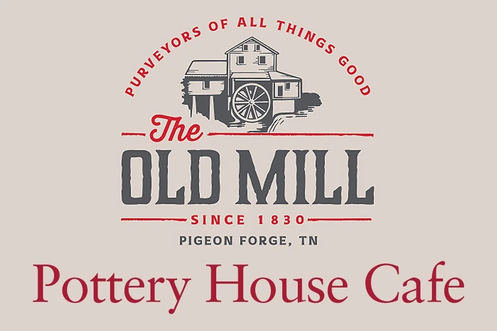 Image of The Old Mill Logo with the words Pottery House Cafe