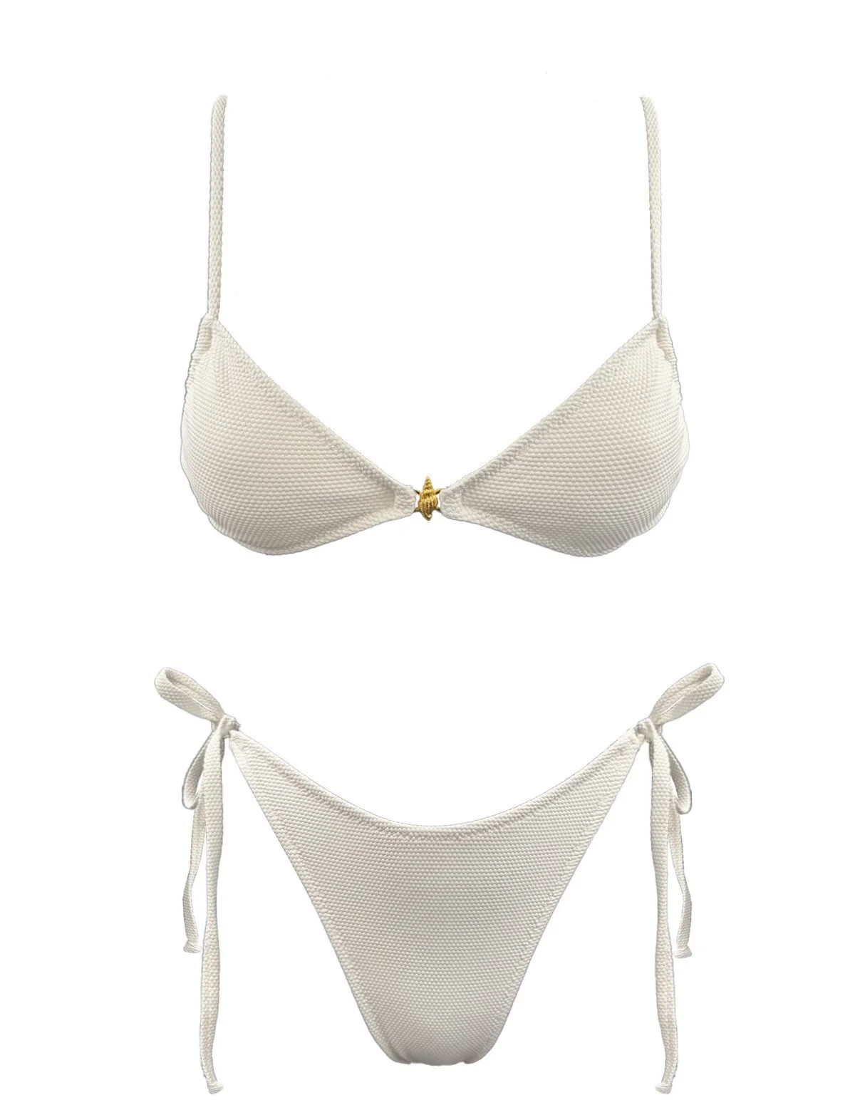 Ivory Snail Bralette Bikini