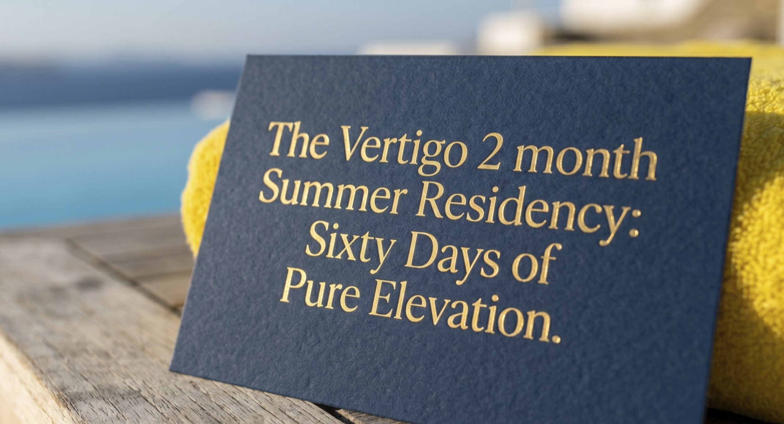 2 Month Residency NEW