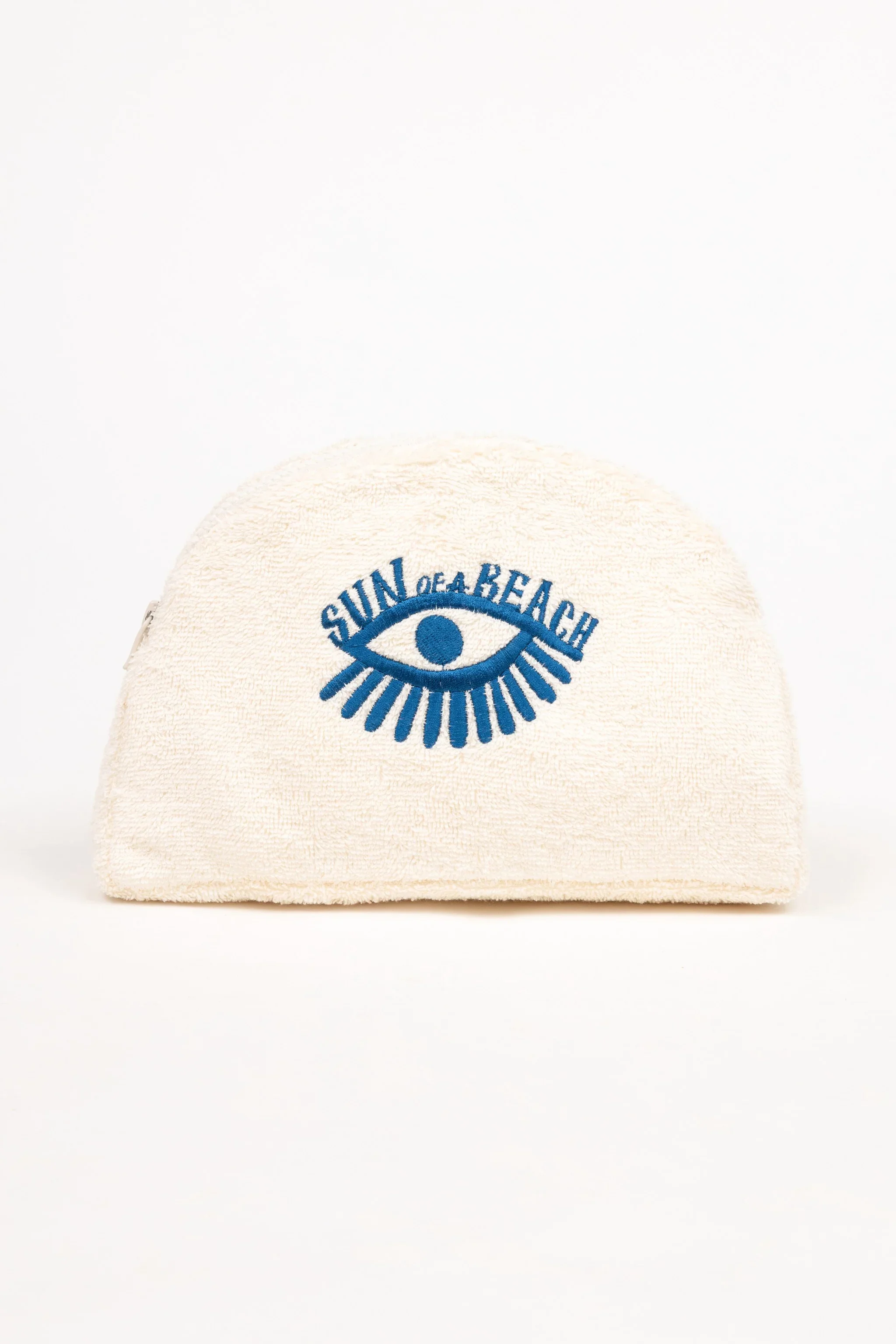 'Sun of a Beach' Ecru Pouch