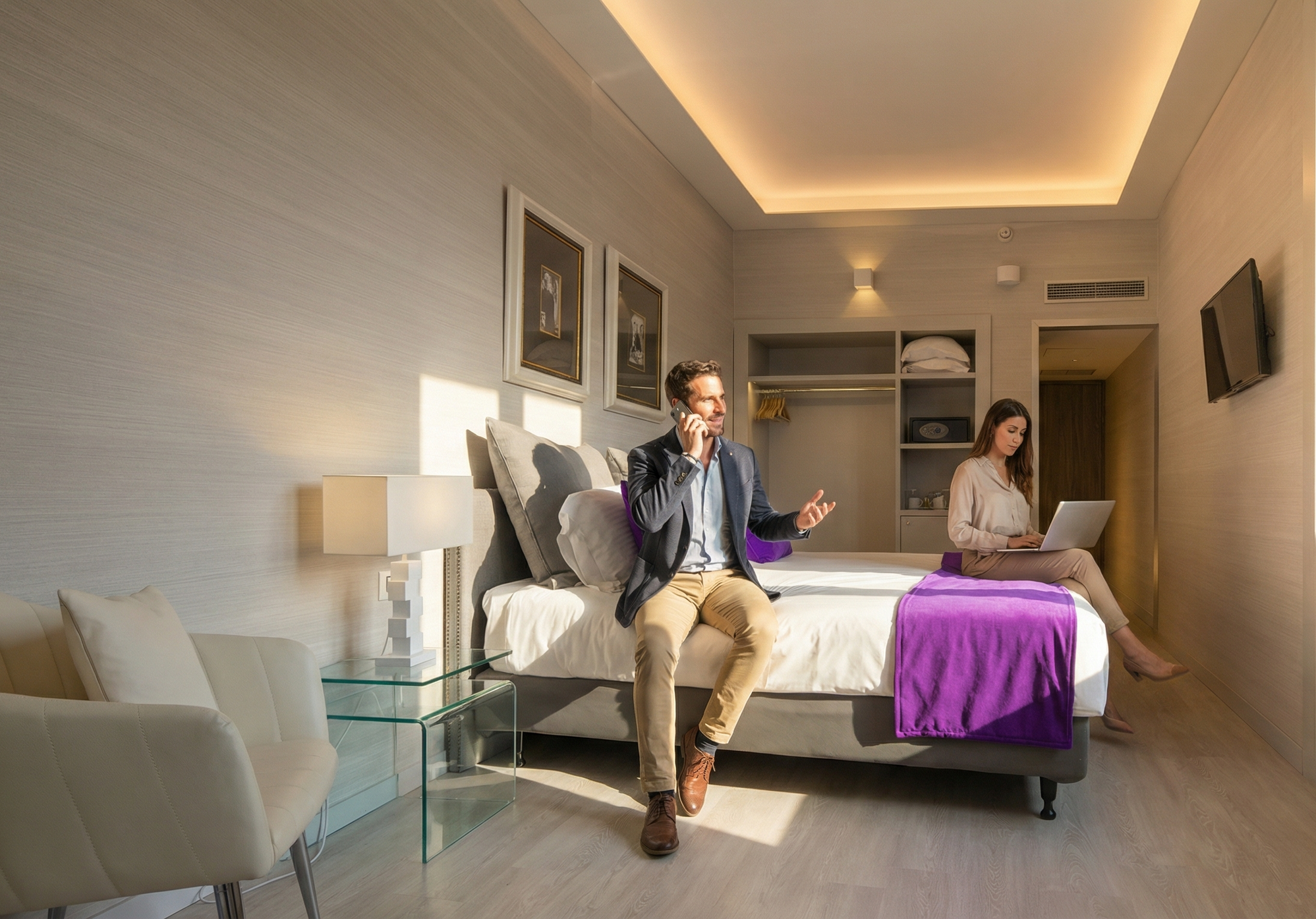 Lycabettus interior double room athens 