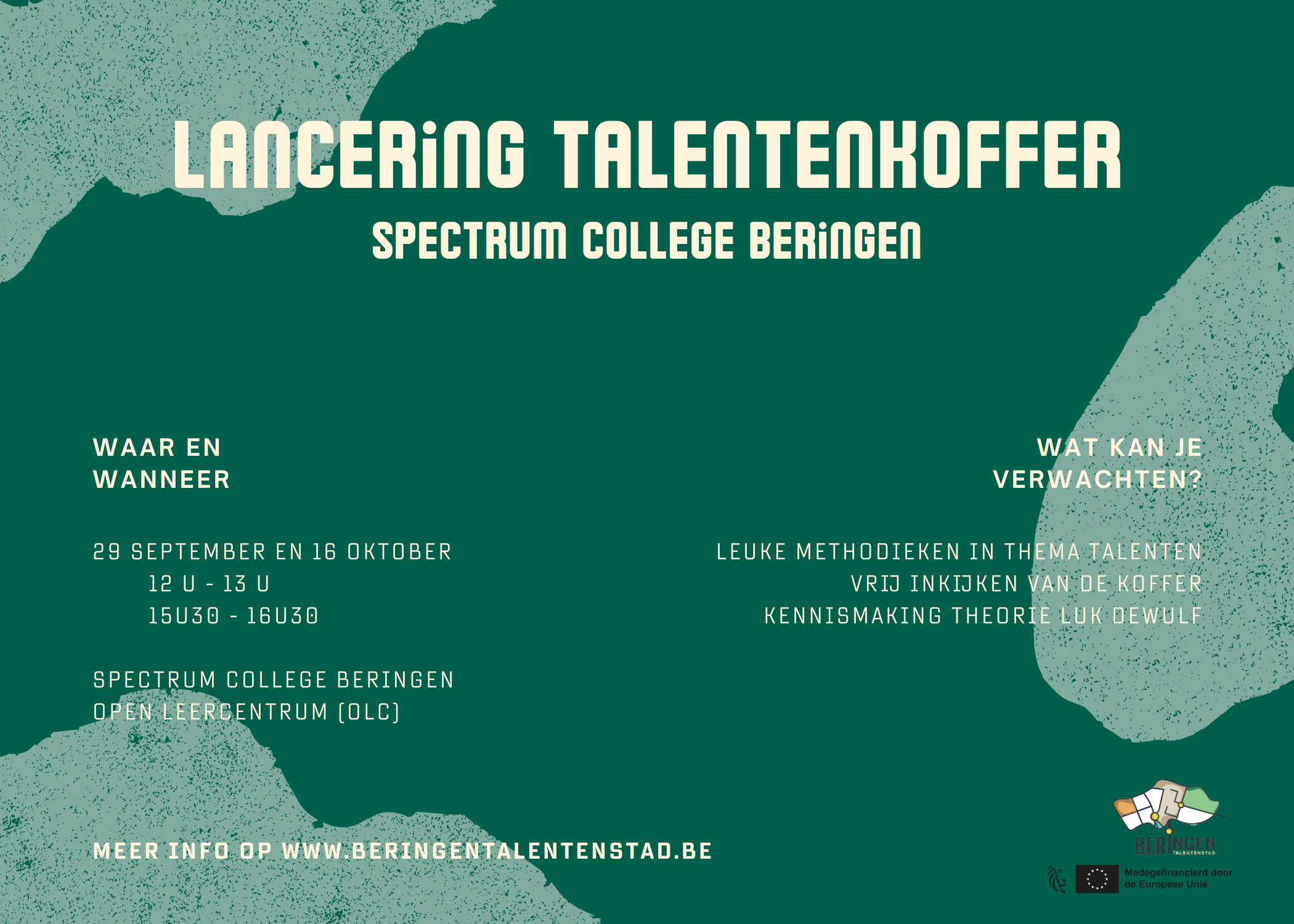 Lancering Talentenkoffer - Spectrumcollege Beringen