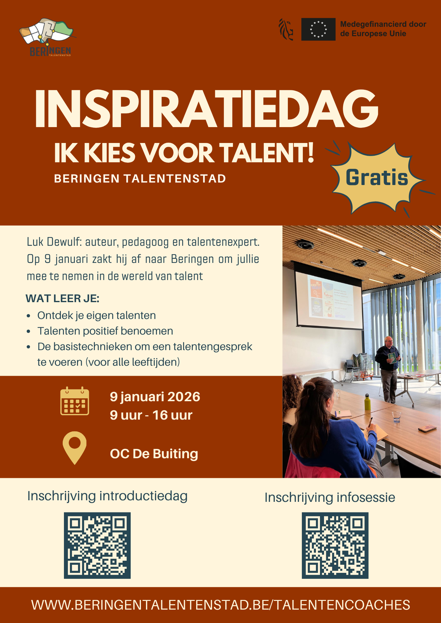 Inspiratiedag "Ik kies voor talent"