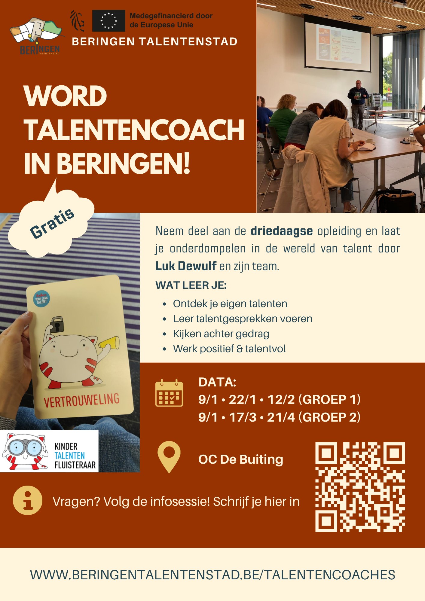 Opleiding Talentencoach Beringen - DAG 1 GROEP 1