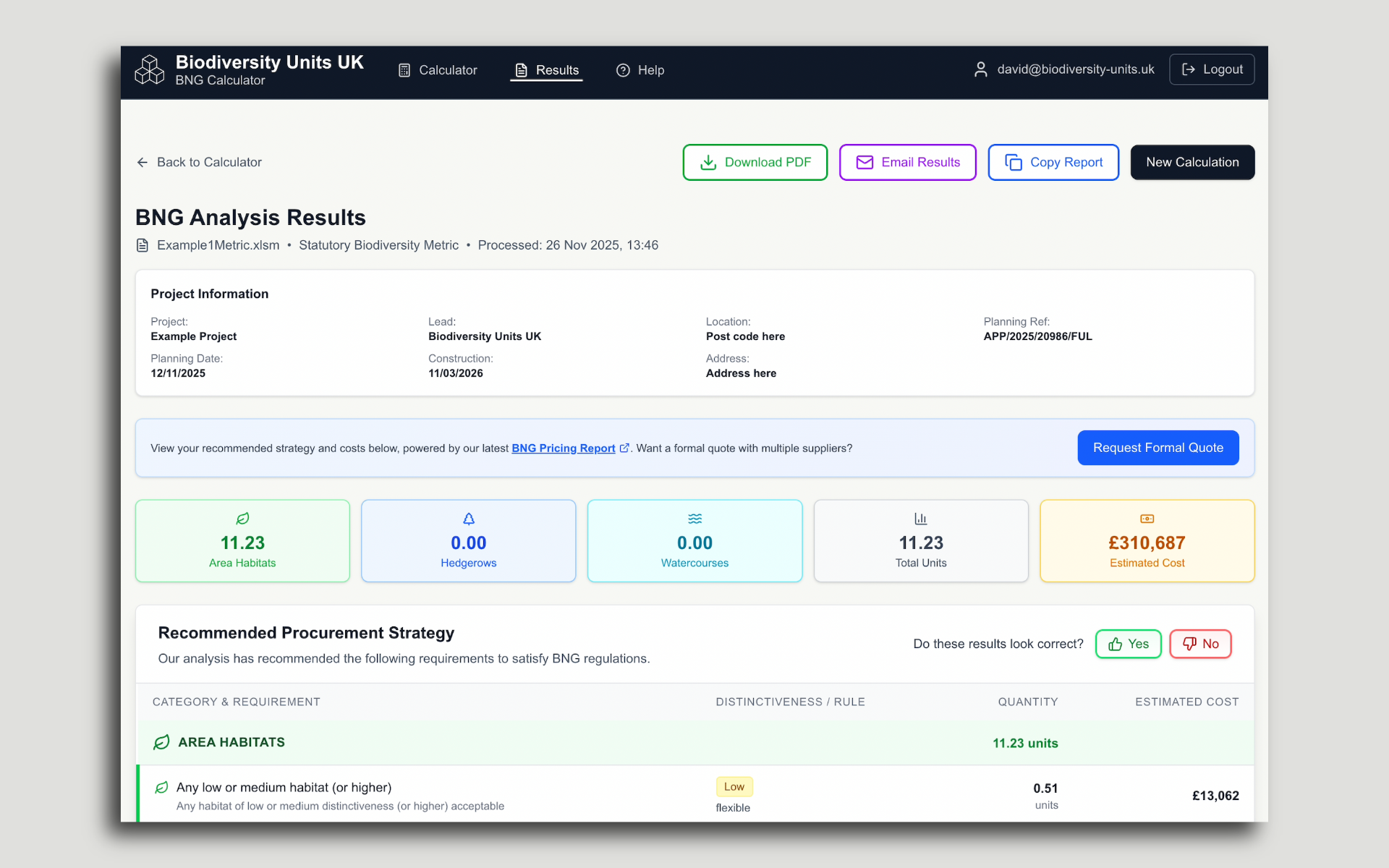 The BNG Calculator: Become A Beta Tester
