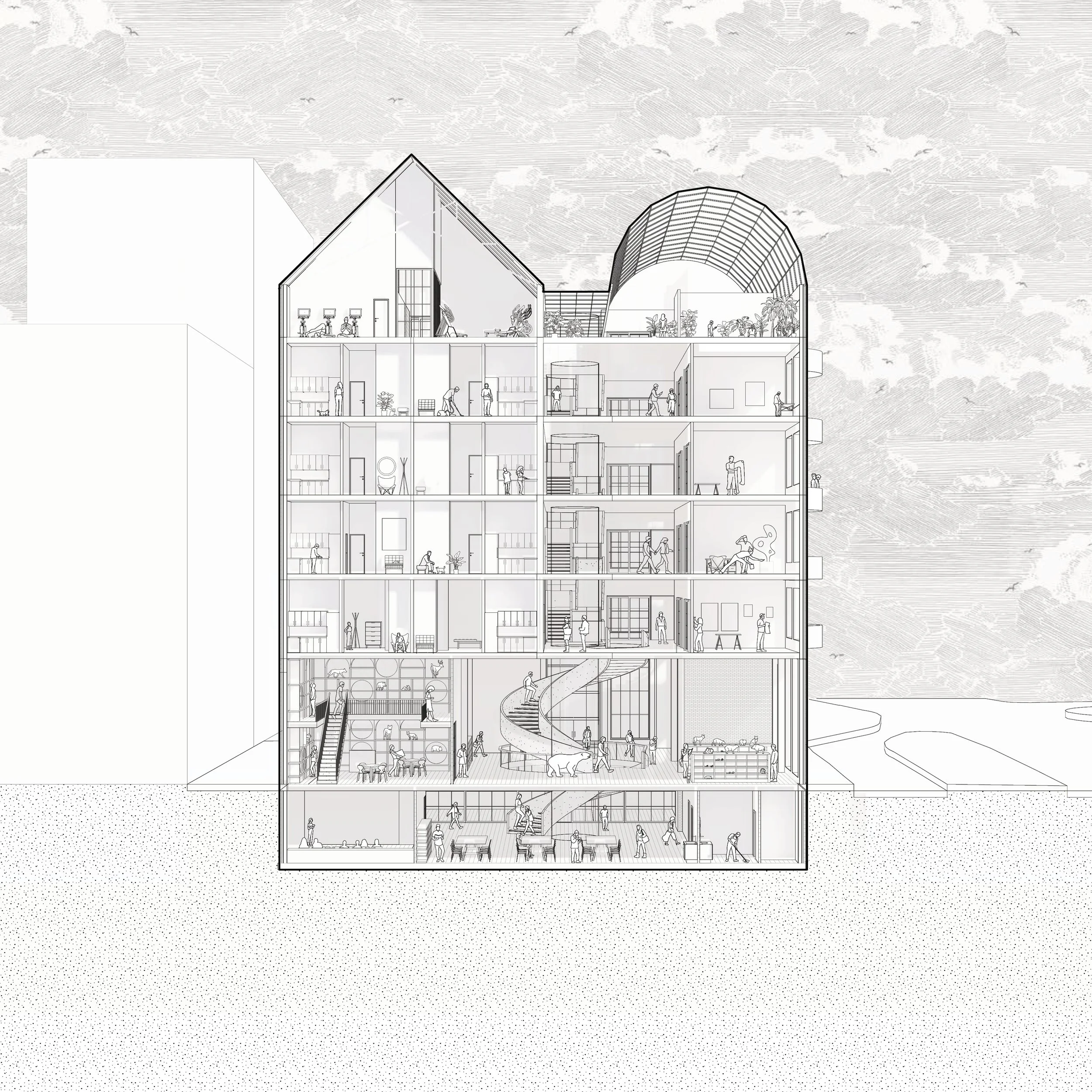 RISD Artist Housing + Nature Lab 