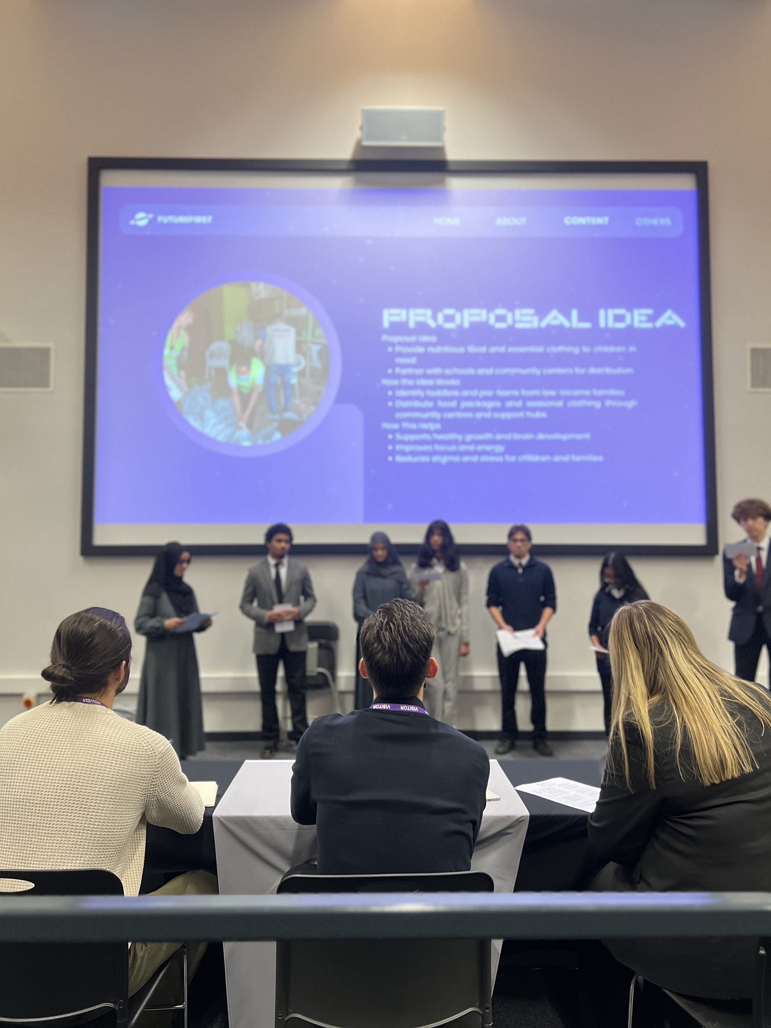 Charity Den Pitch Day at Brook Academy