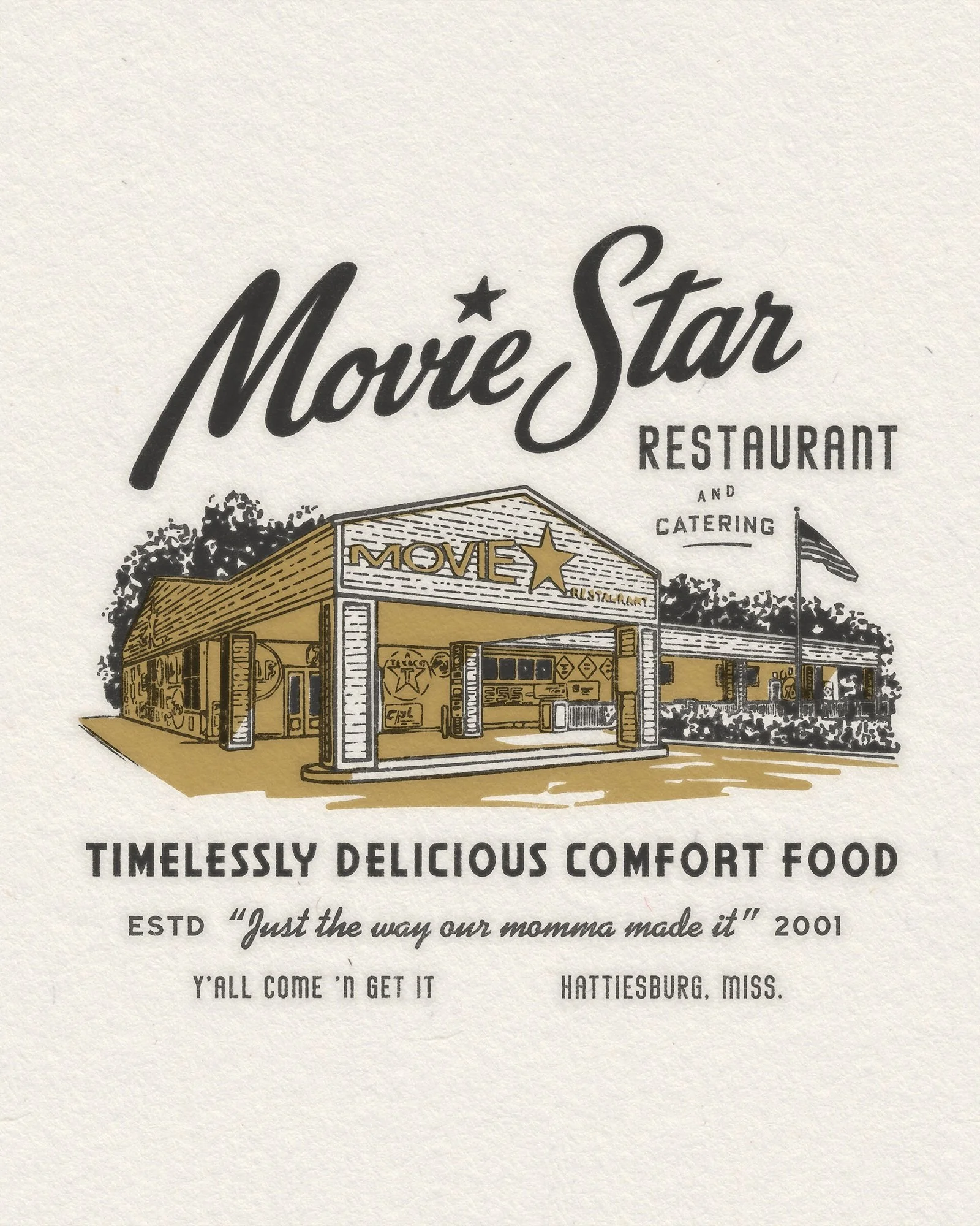 Movie Star Restaurant in Hattiesburg, MS is a homey eatery serving Southern-style comfort food made from cherished family recipes. Originally founded in 2001 at the former Movie Star Lingerie Factory in Purvis, they adopted the name and have since re