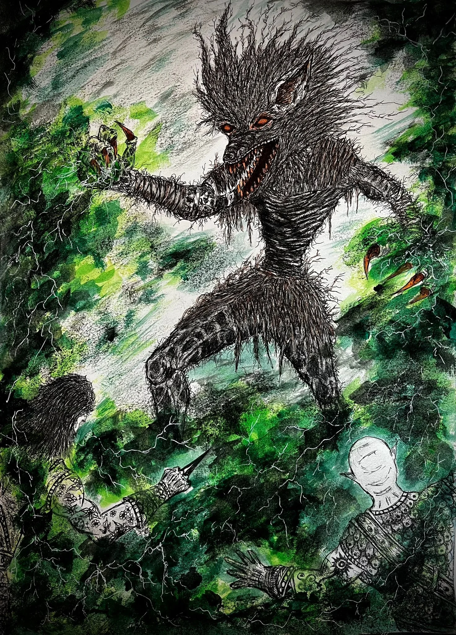 Byron and Travis face the Meladaemon