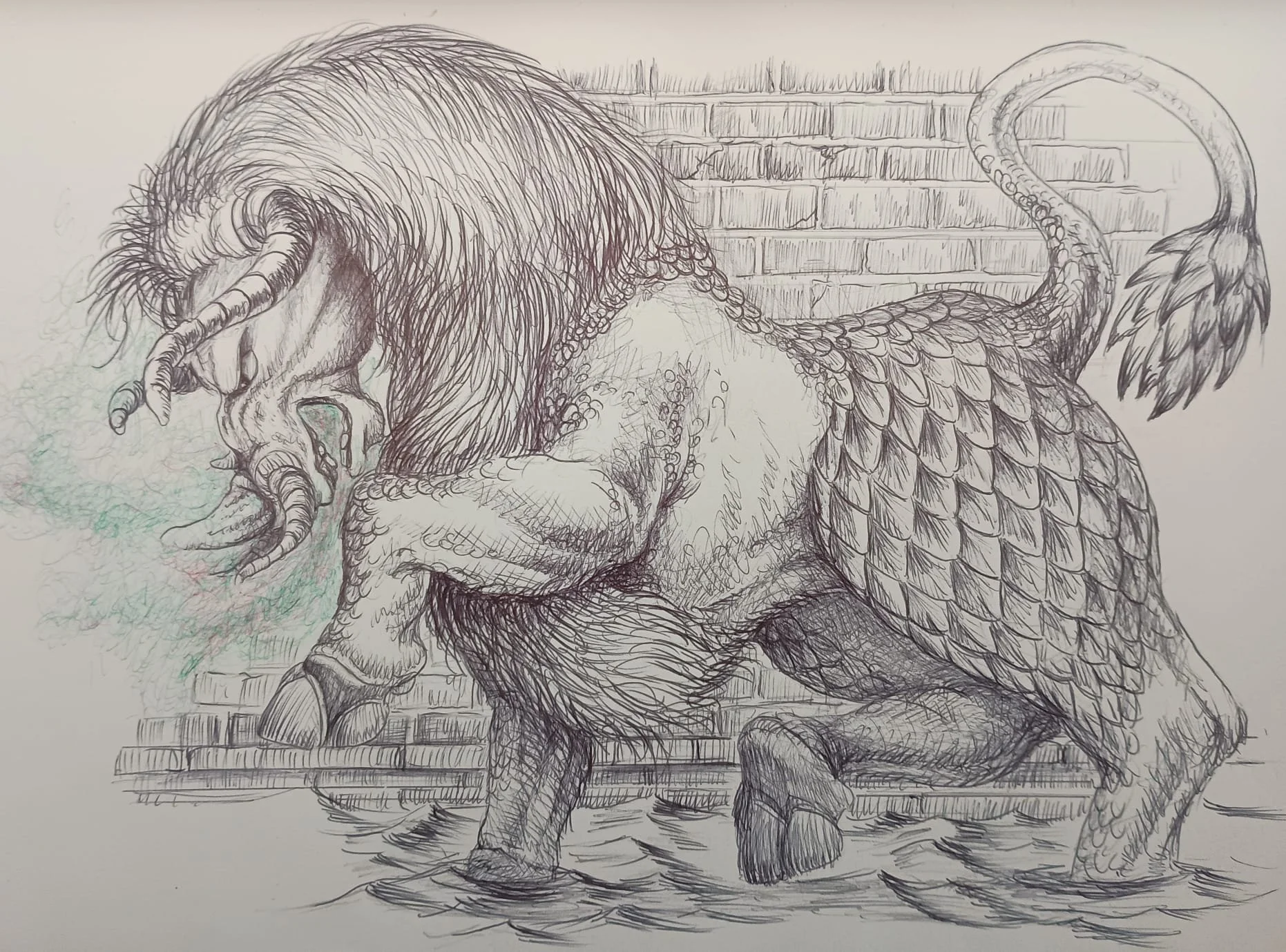 The Catoblepas guards the way!