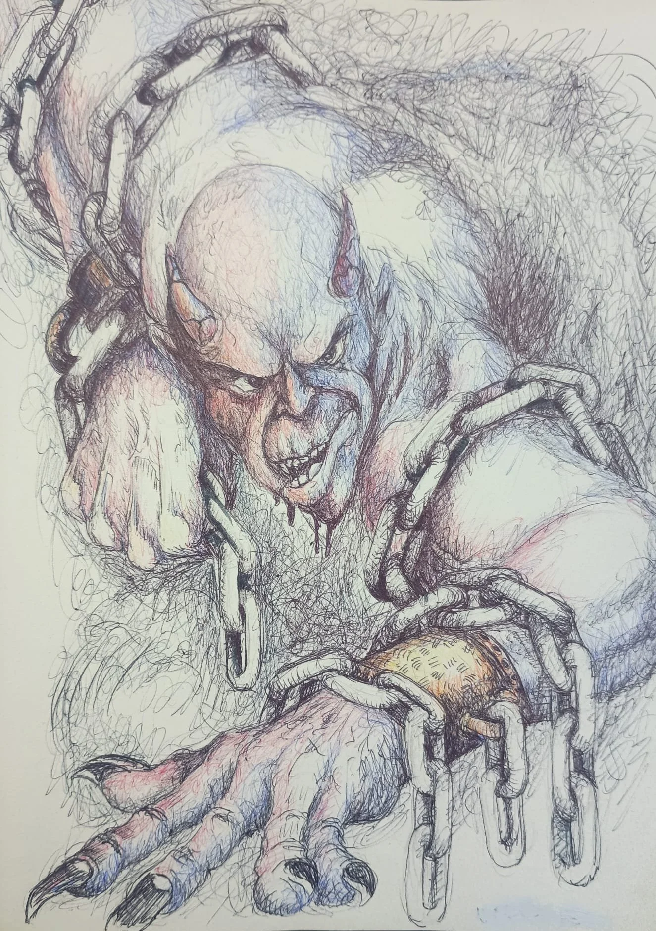 The un-chained spirit materialises!