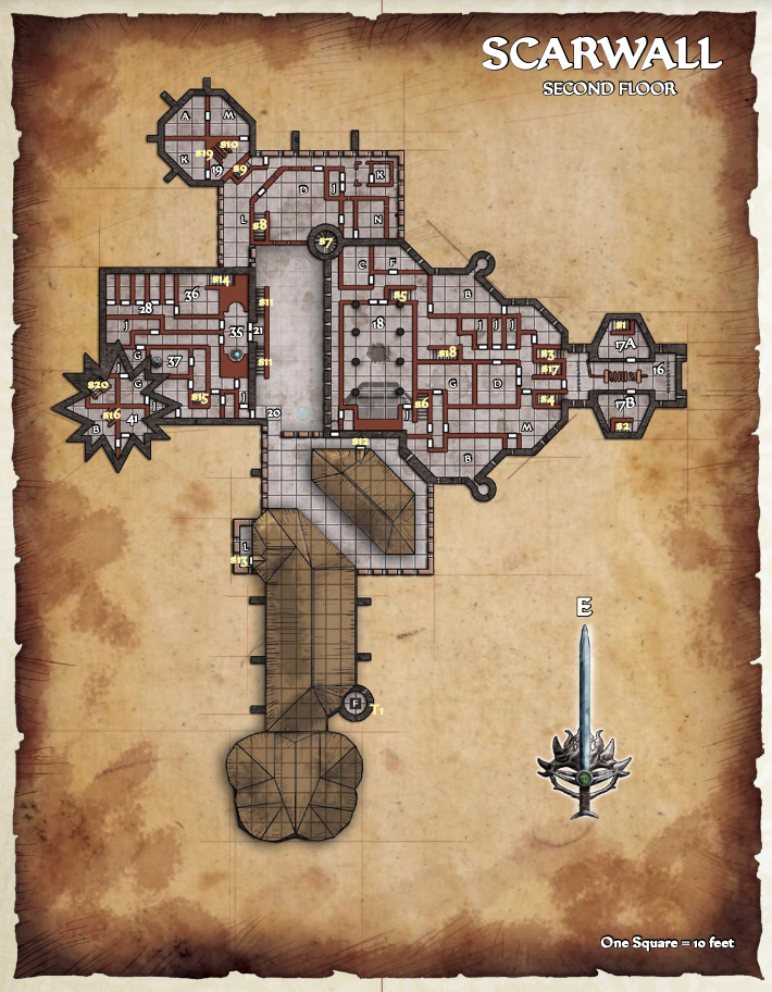 Scarwall- Second Floor