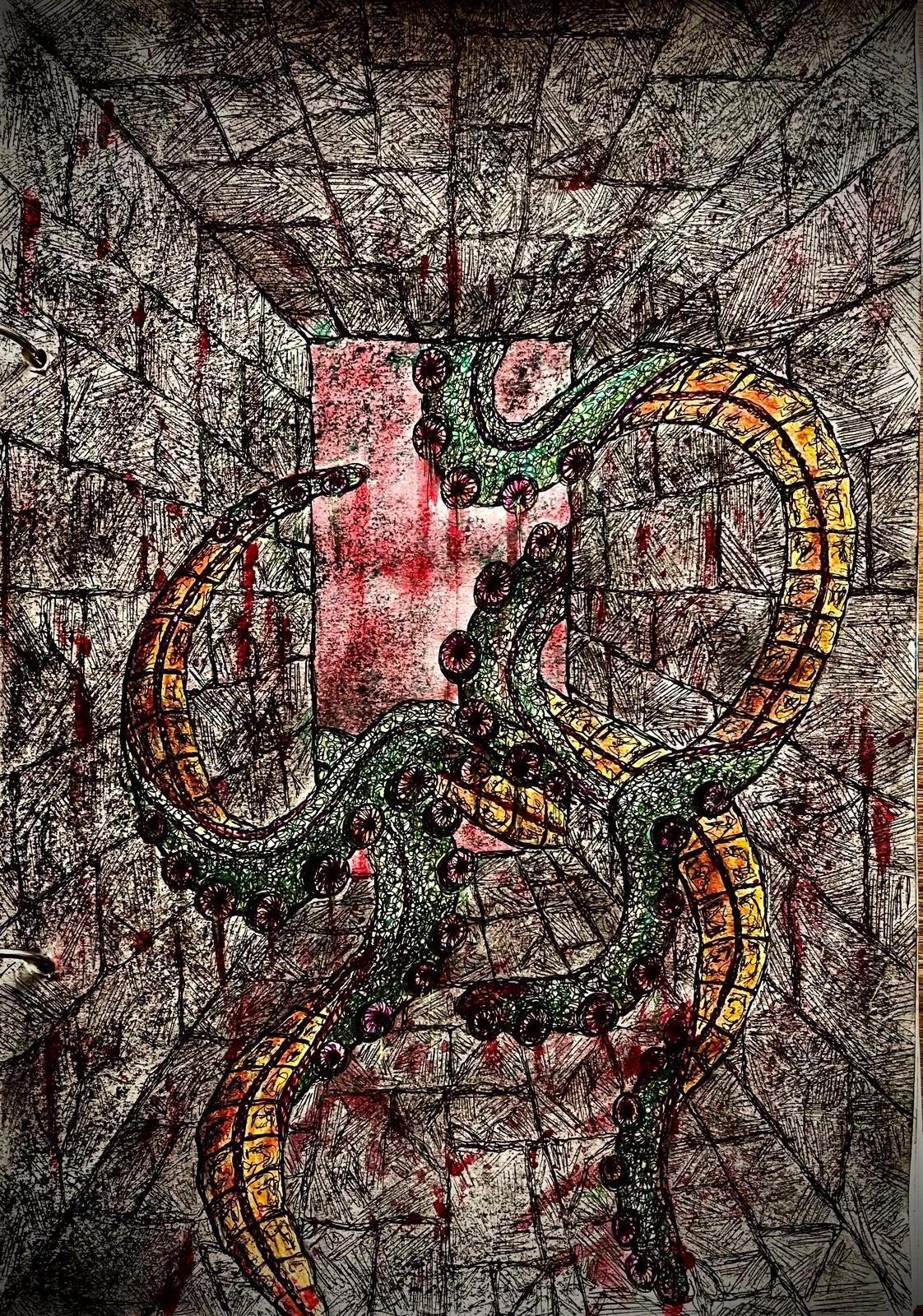 Tentacles in the corridor