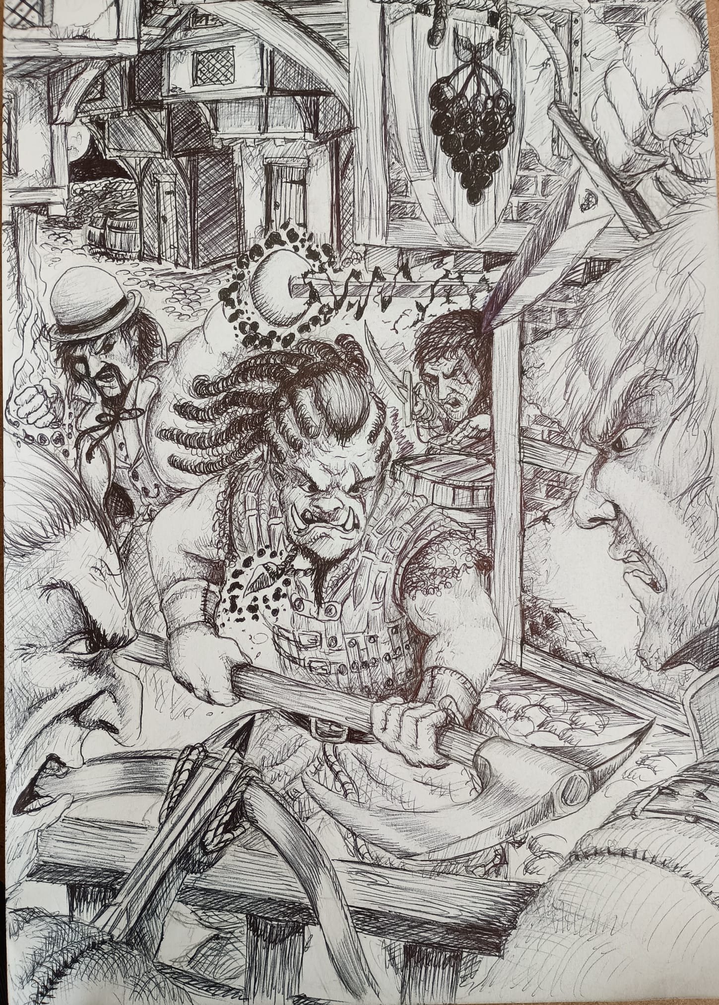 Ambush in the dark streets of Korvosa.
