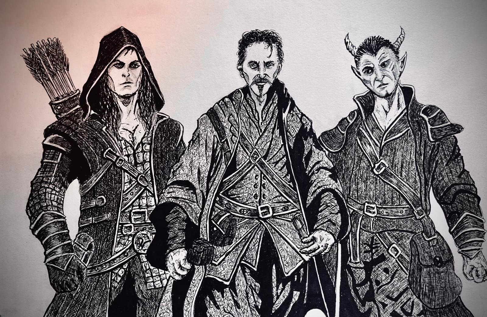 A colossal brotherhood! Merruddin, Nostromo and Zimmerman from the Karna Campaign