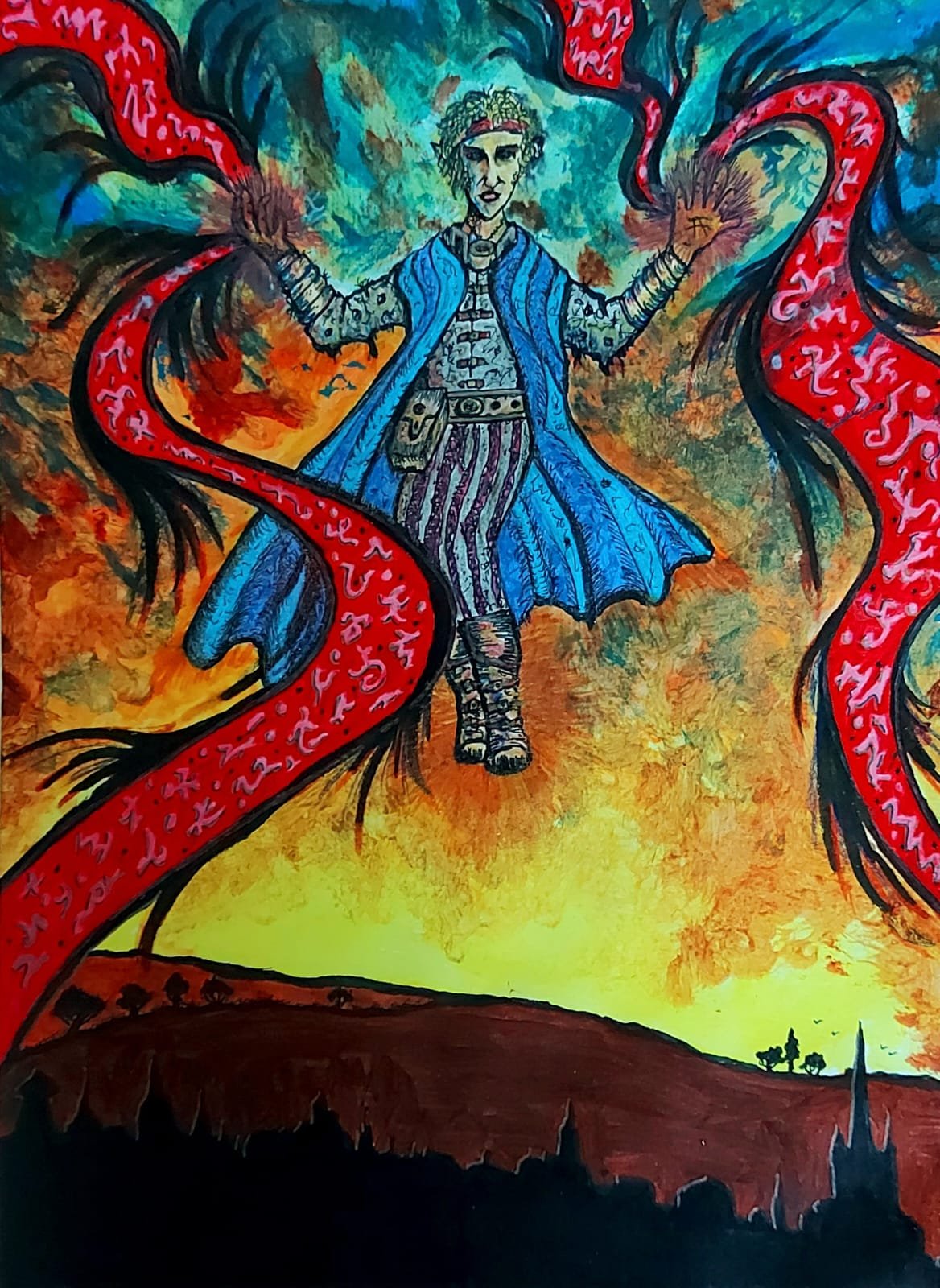 Taylan flies in the air and weaves his magic