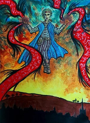 Taylan flies in the air and weaves his magic